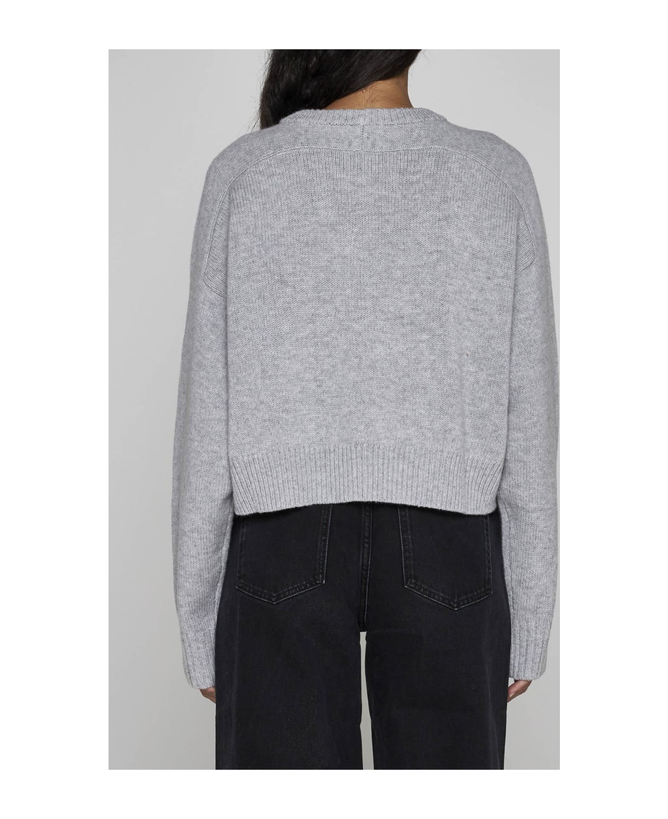 Loulou Studio Bruzzi Wool And Cashmere Sweater - Grey