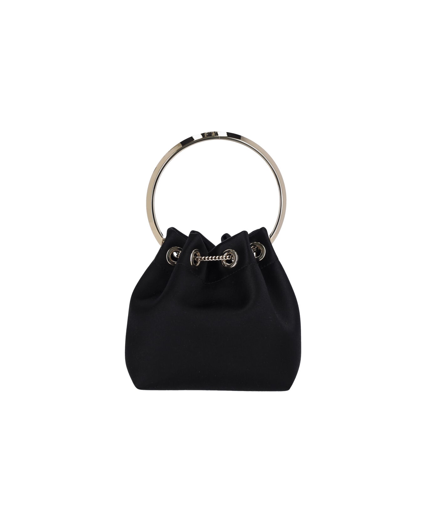 Jimmy Choo 
bon Bon
 Mini Bucket Bag - Black/light Gold