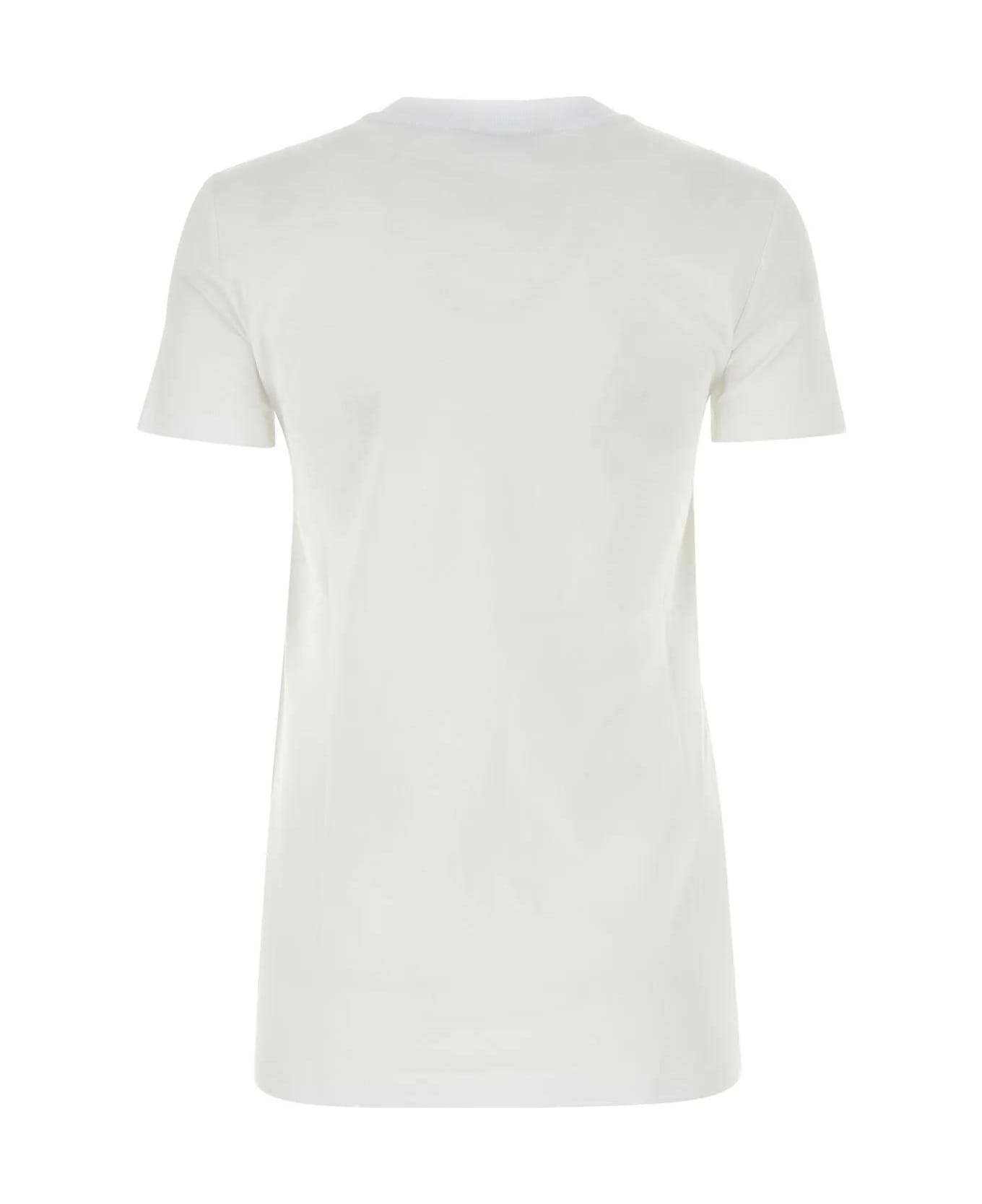 Max Mara White Cotton Taverna T-shirt - bianco