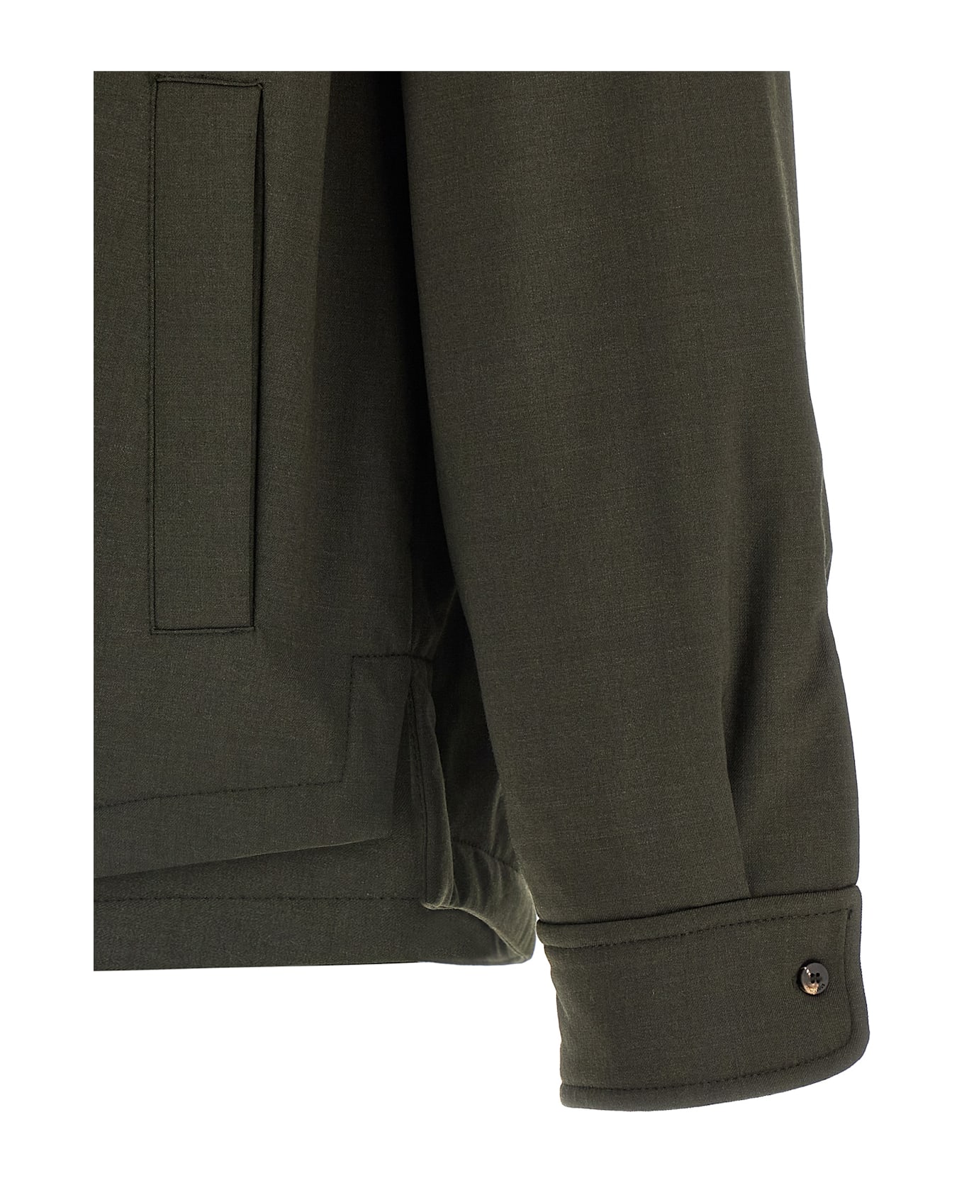 Jacquemus 
la Chemise Boulanger
 Overshirt - Green