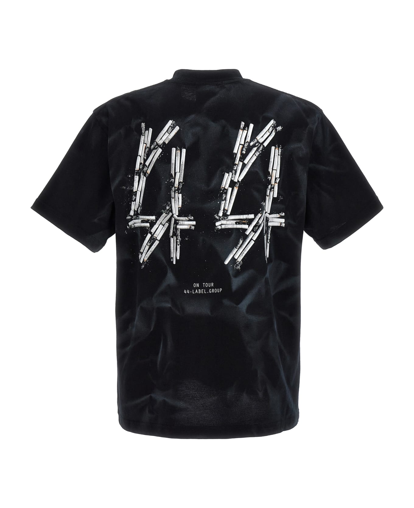 44 Label Group '44 Smoke' T-shirt - White/Black シャツ