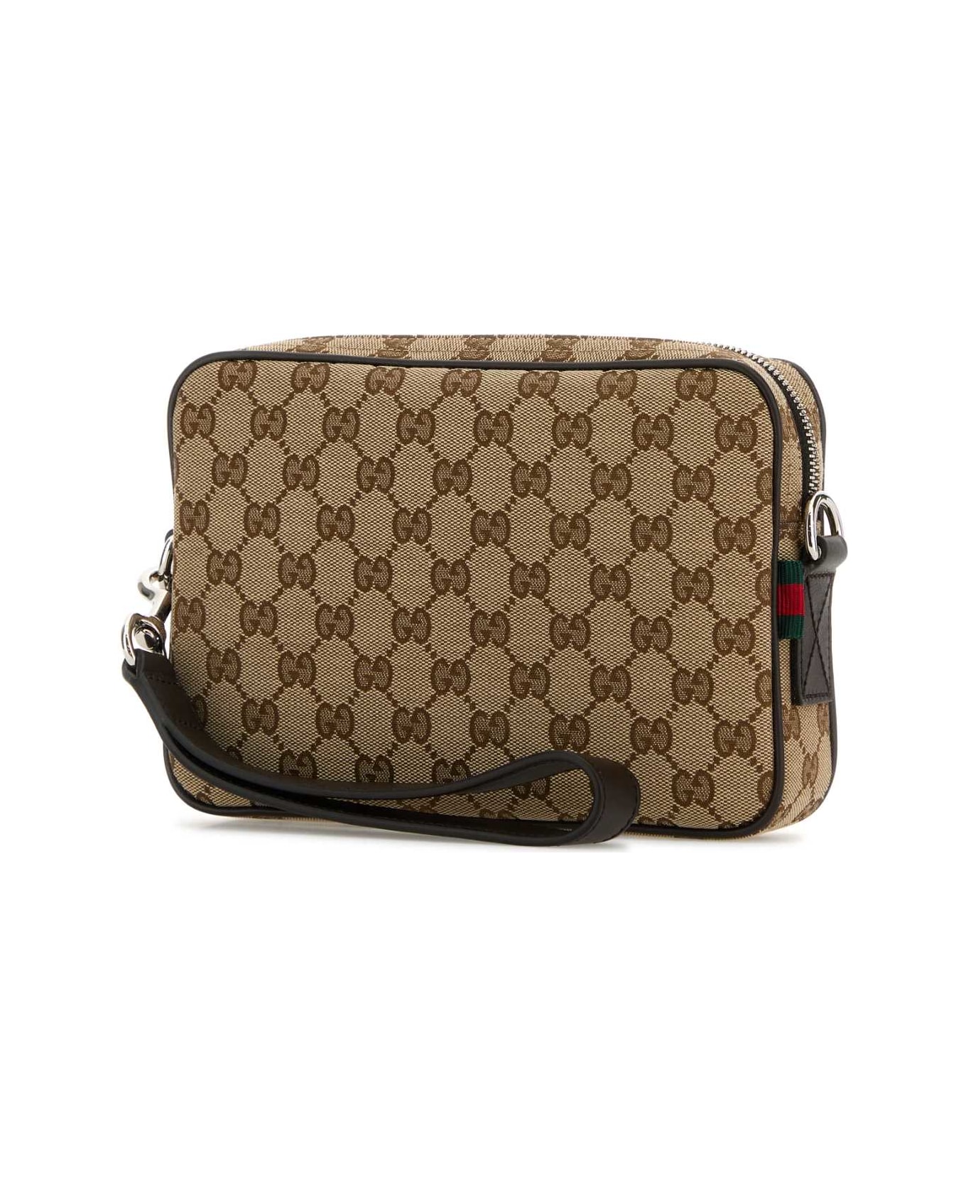 Gucci Gg Fabric Clutch - BEBONYCOCOAVRV