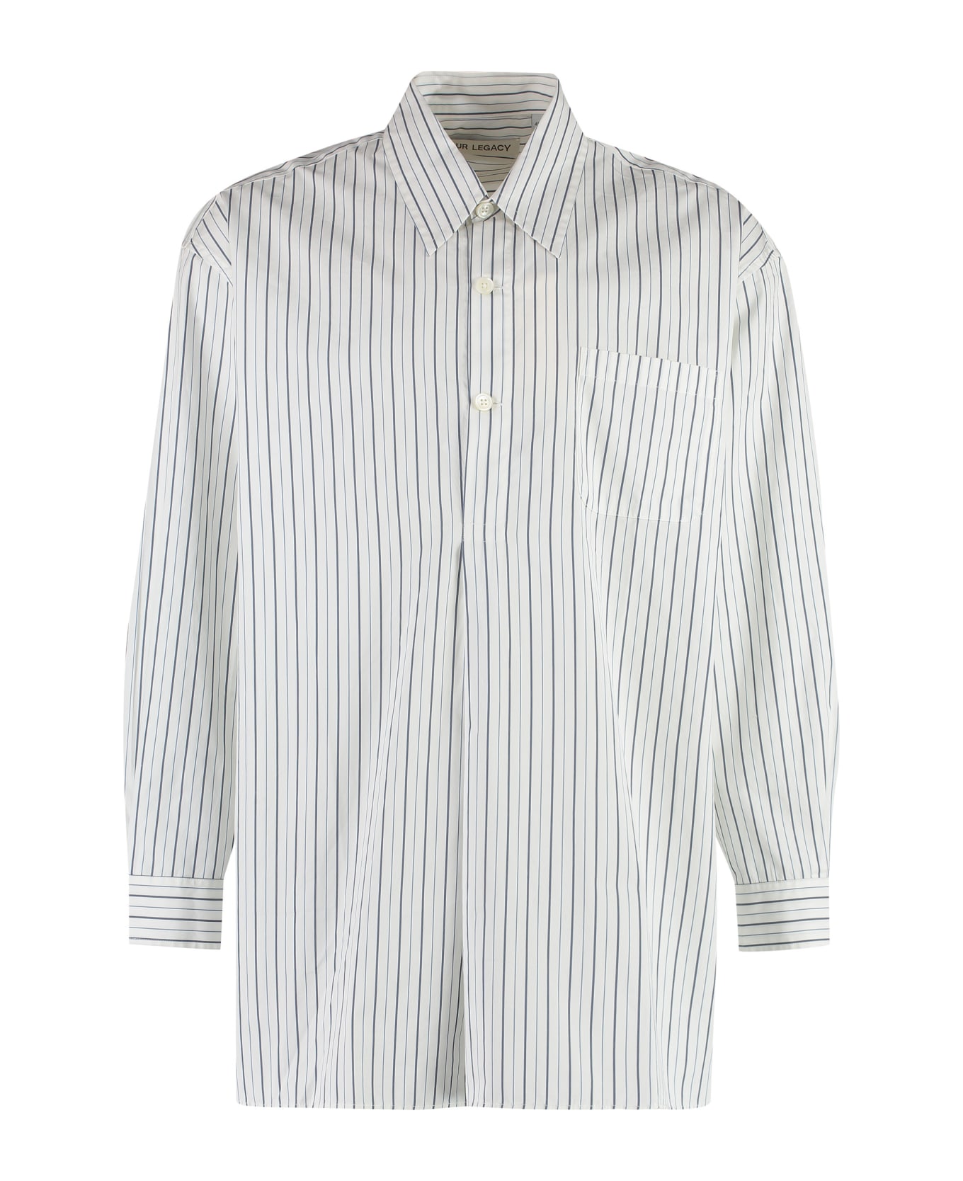 Our Legacy Long Sleeve Cotton Shirt - White シャツ