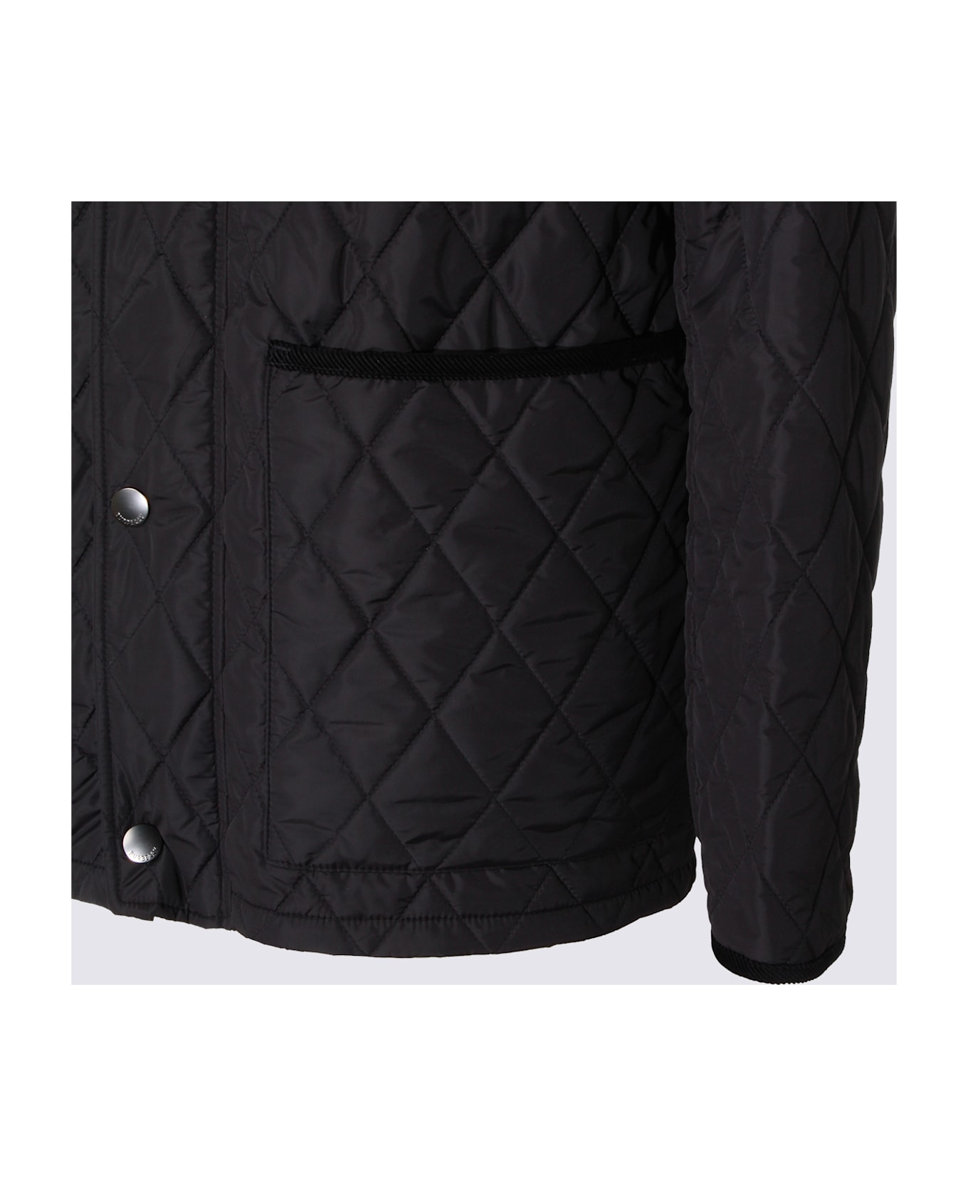 Burberry Black Down Jacket - Black