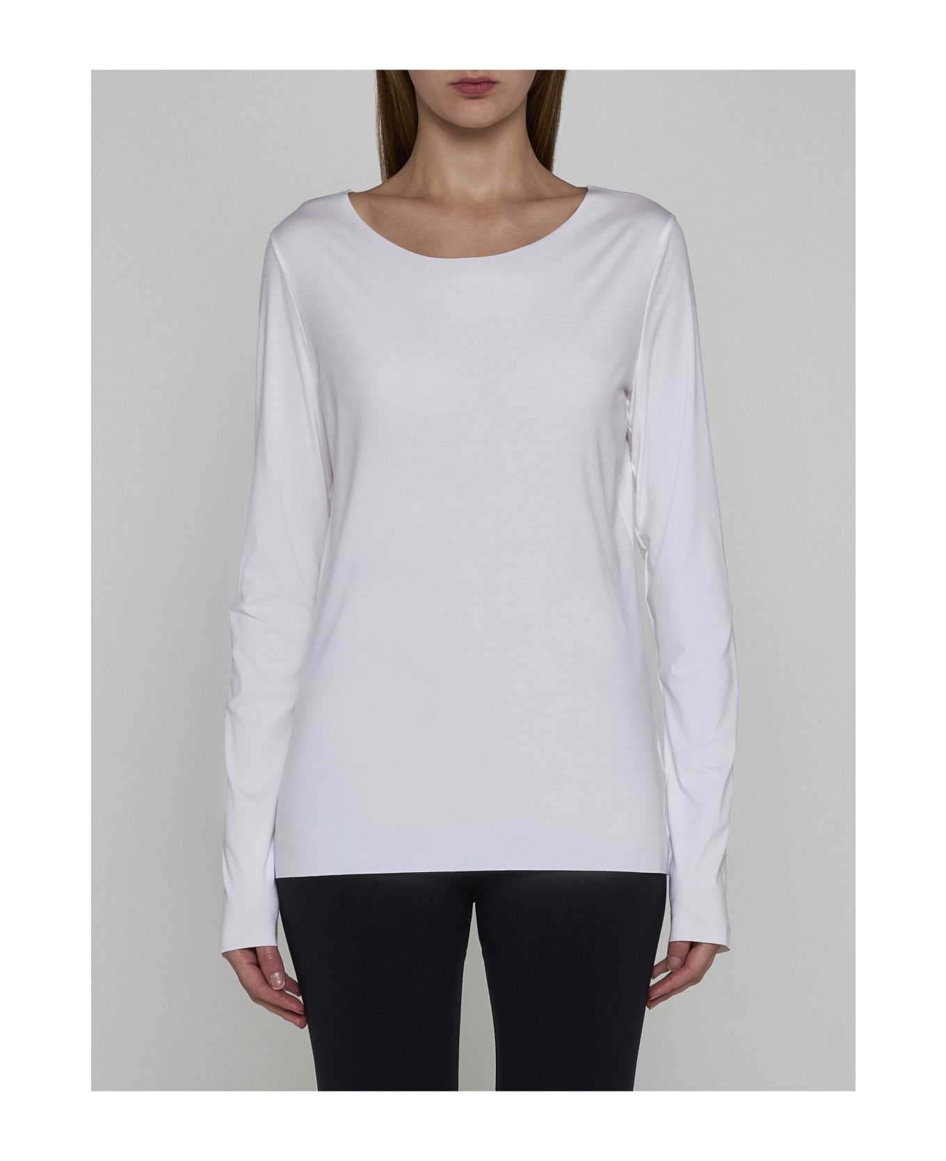 Wolford Aurora Long Sleeves Modal Top - White