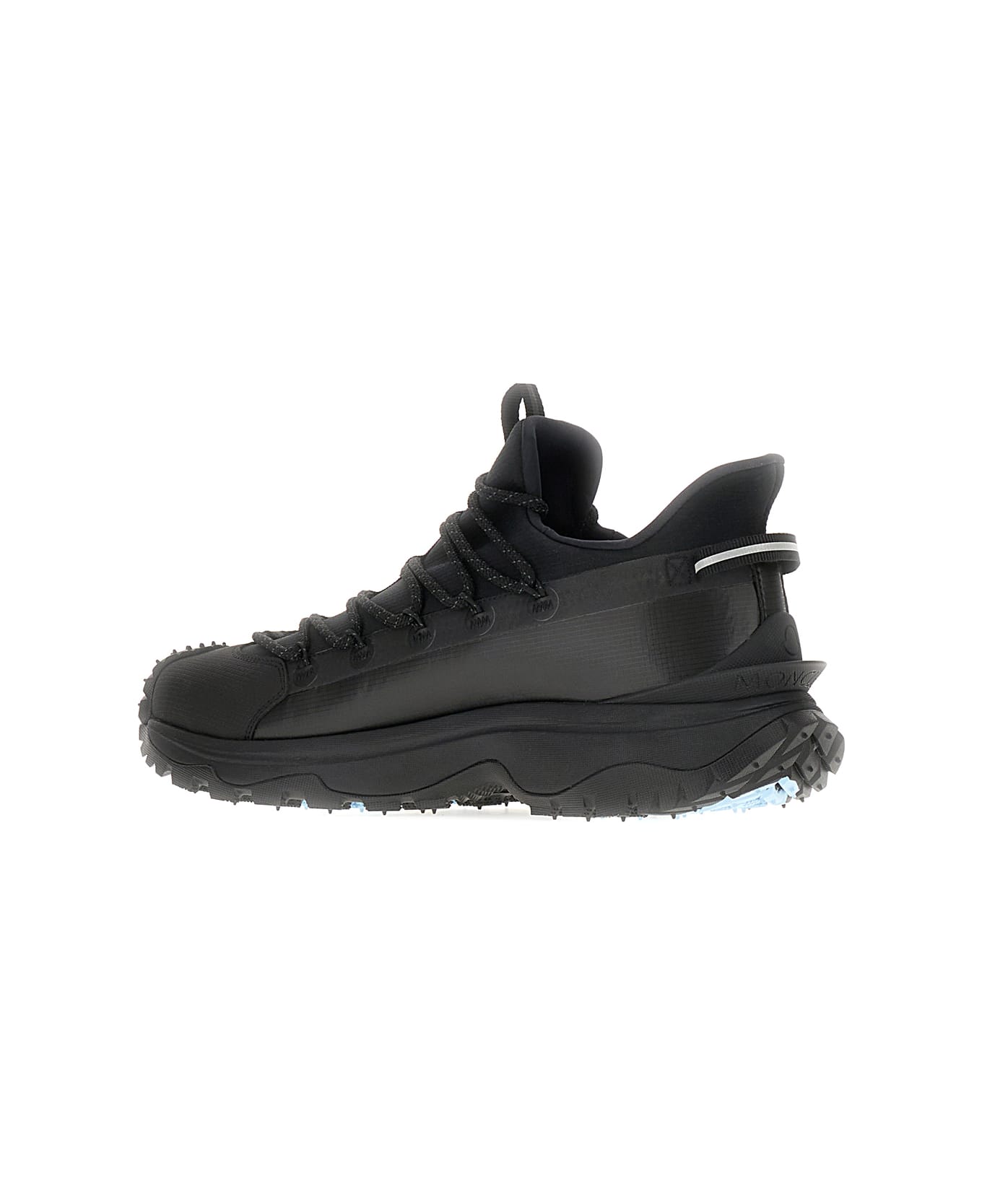 Moncler Black Nylon Trailgrip Lite 2 Sneakers - Nero