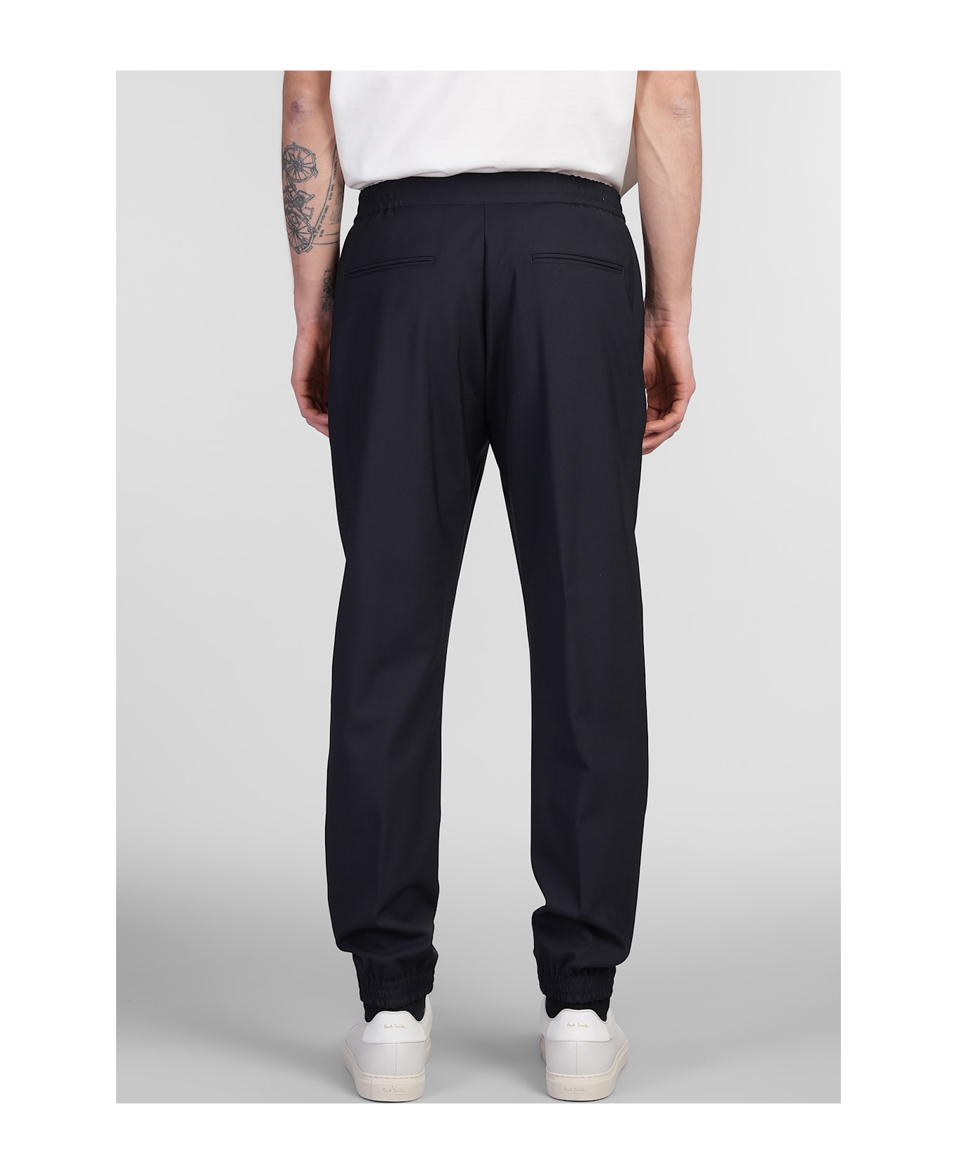 Paul Smith Pants In Blue Wool - blue