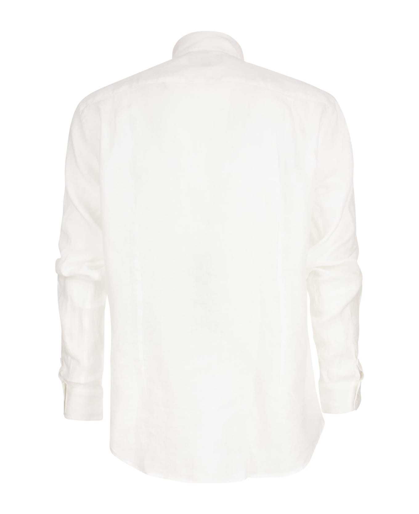 Sease Classic Bd Linen Shirt - White