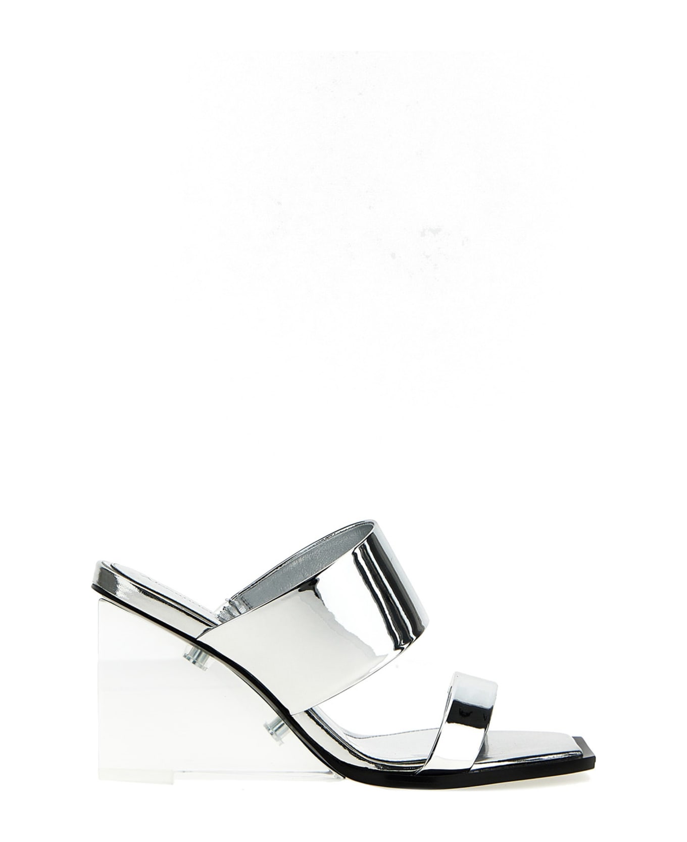 Alexander McQueen 'mirror' Sandals - Silver サンダル