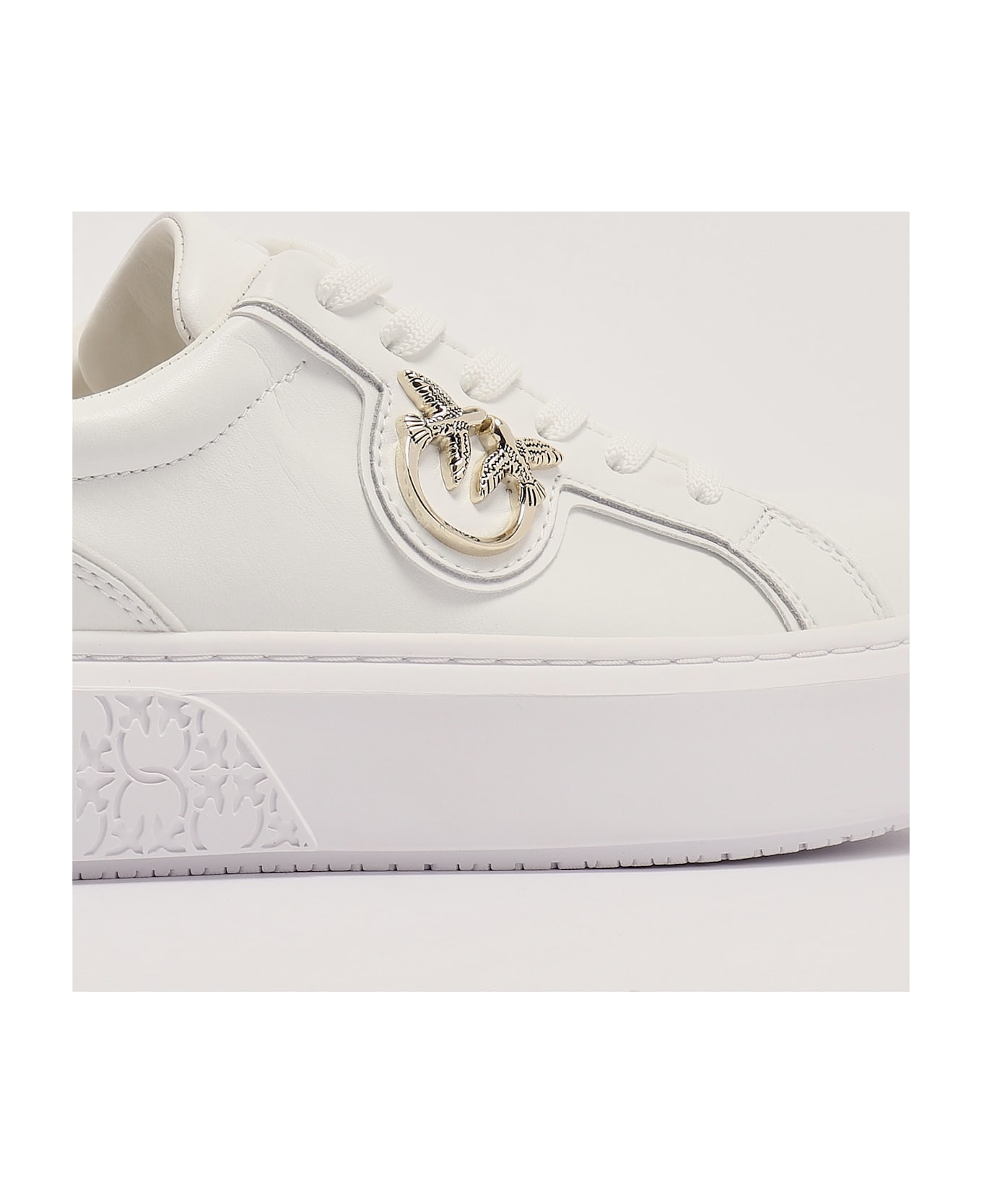 Pinko Yoko 01 Sneaker - BIANCO-PLATINO