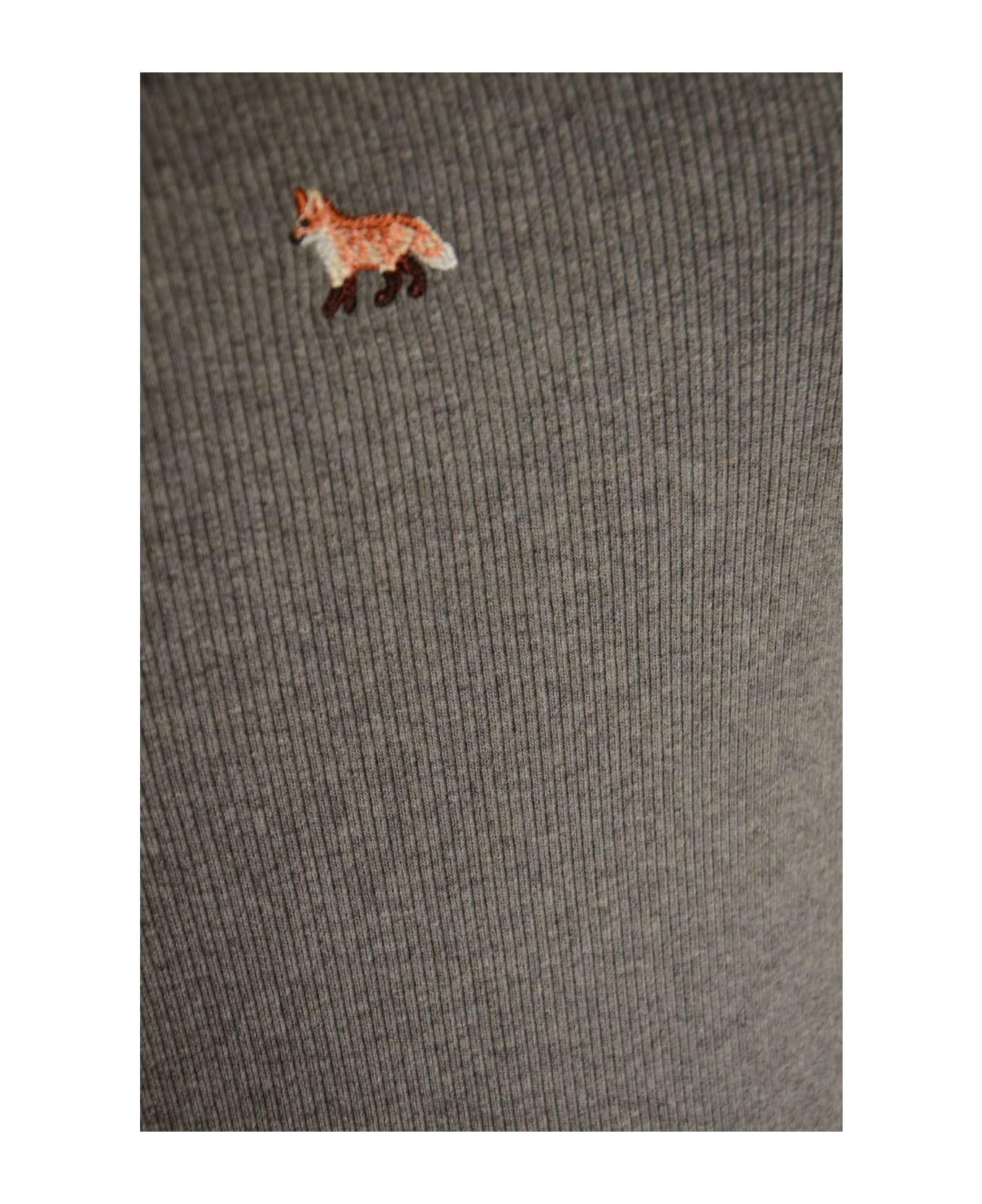 Maison Kitsuné Baby Fox Dress - Medium Grey Melange