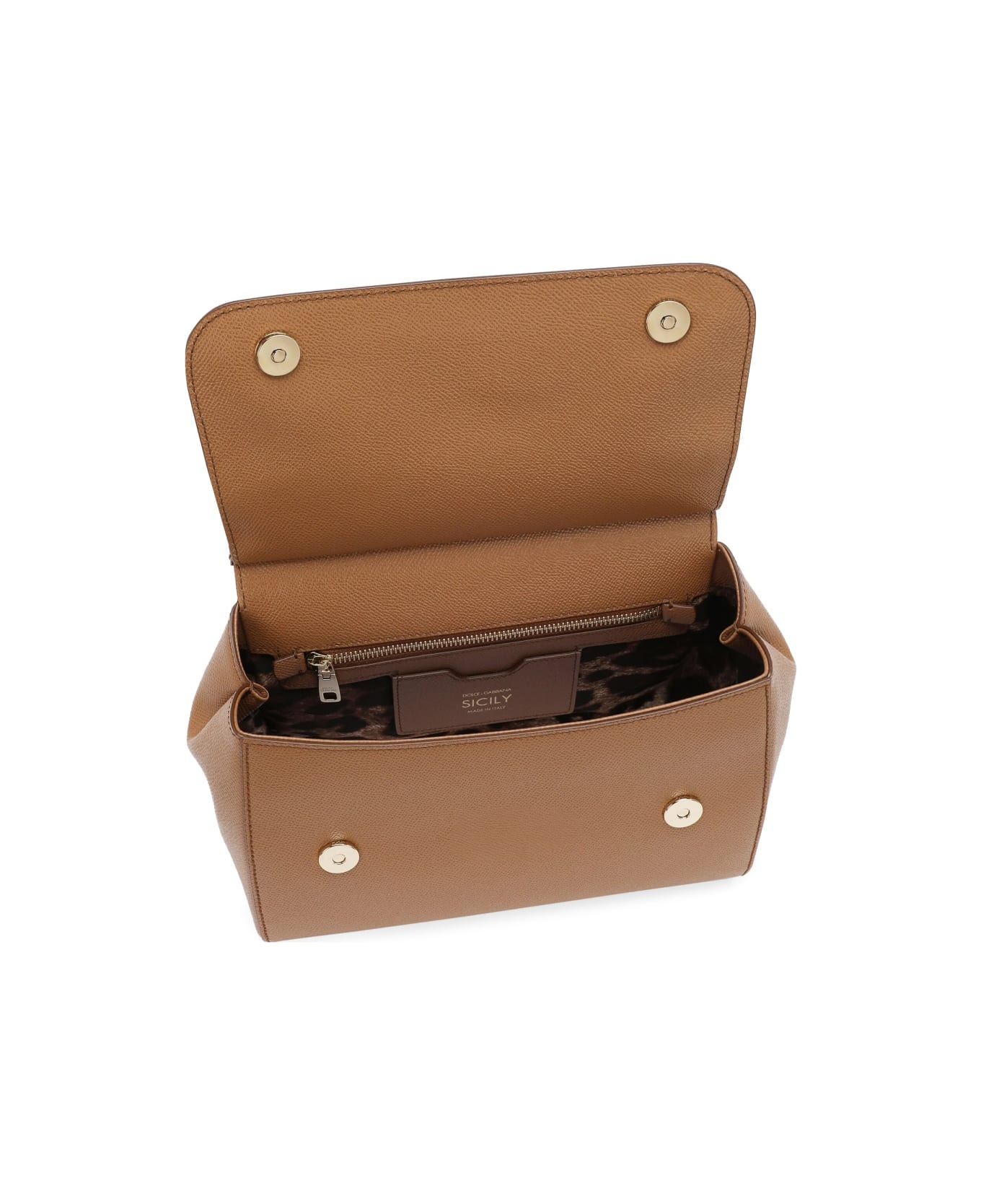 Dolce & Gabbana Borsa A Mano "sicily" Large - BEIGE