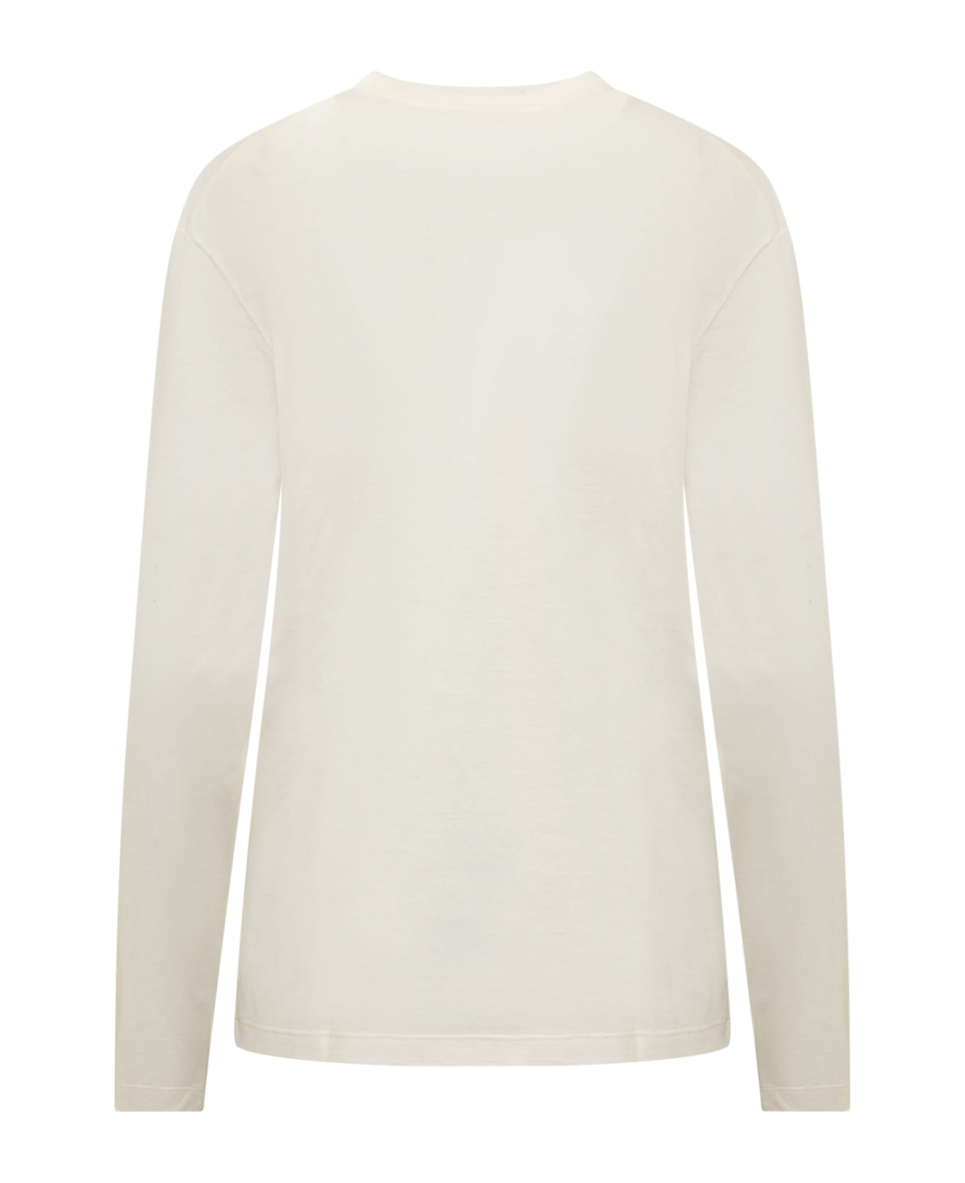 Jil Sander Cotton And Cashmere T-shirt - Ivory