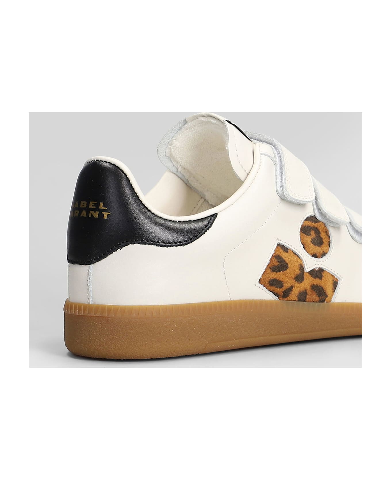 Isabel Marant Beth Sneakers In White Leather - white