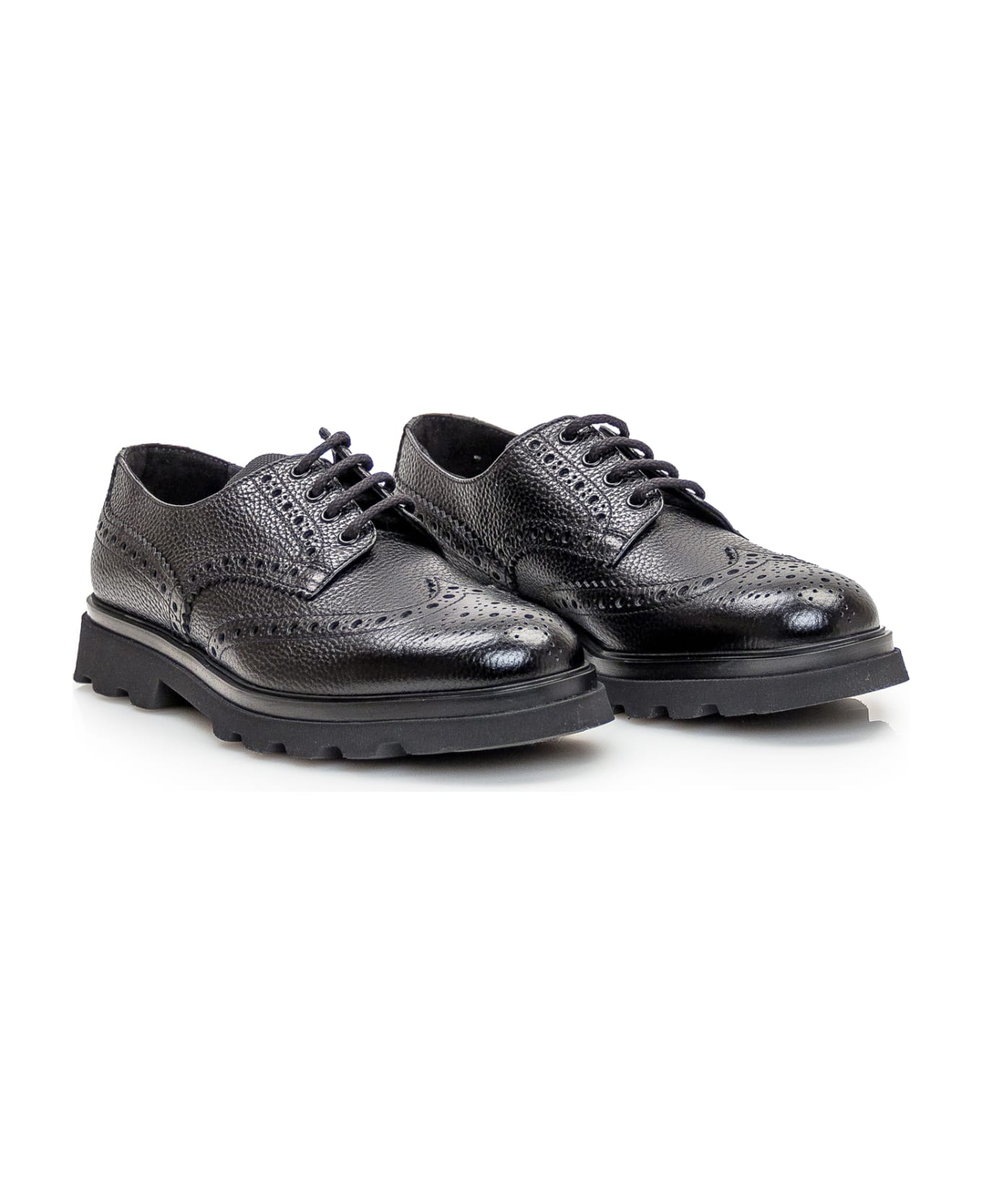 Doucal's Derby Lace Up - NERO