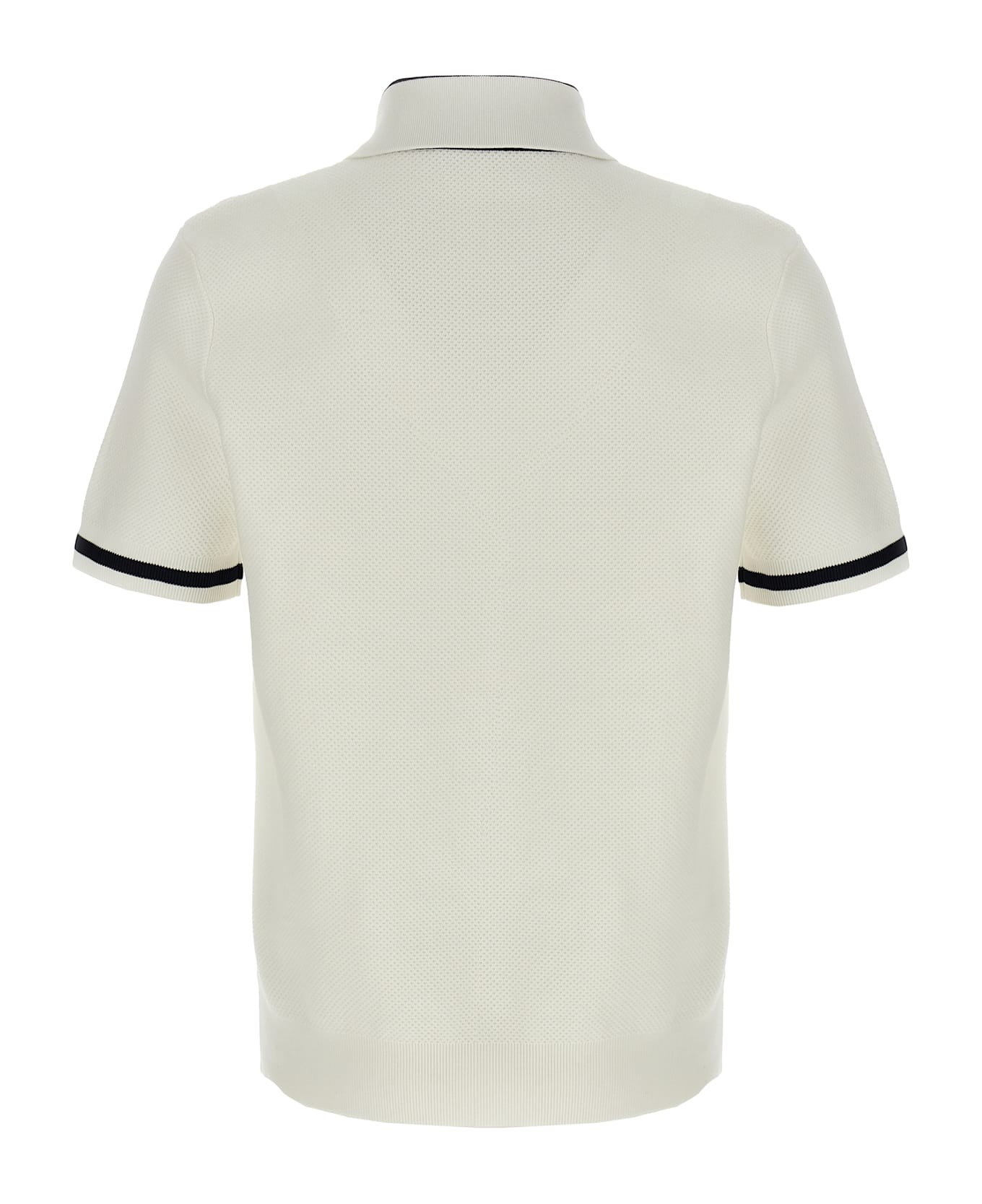 Gucci Intarsia Polo Shirt - White/Black
