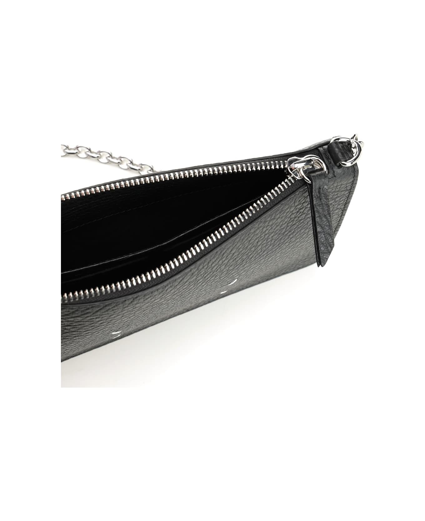 Maison Margiela Wallet With Zip - BLACK