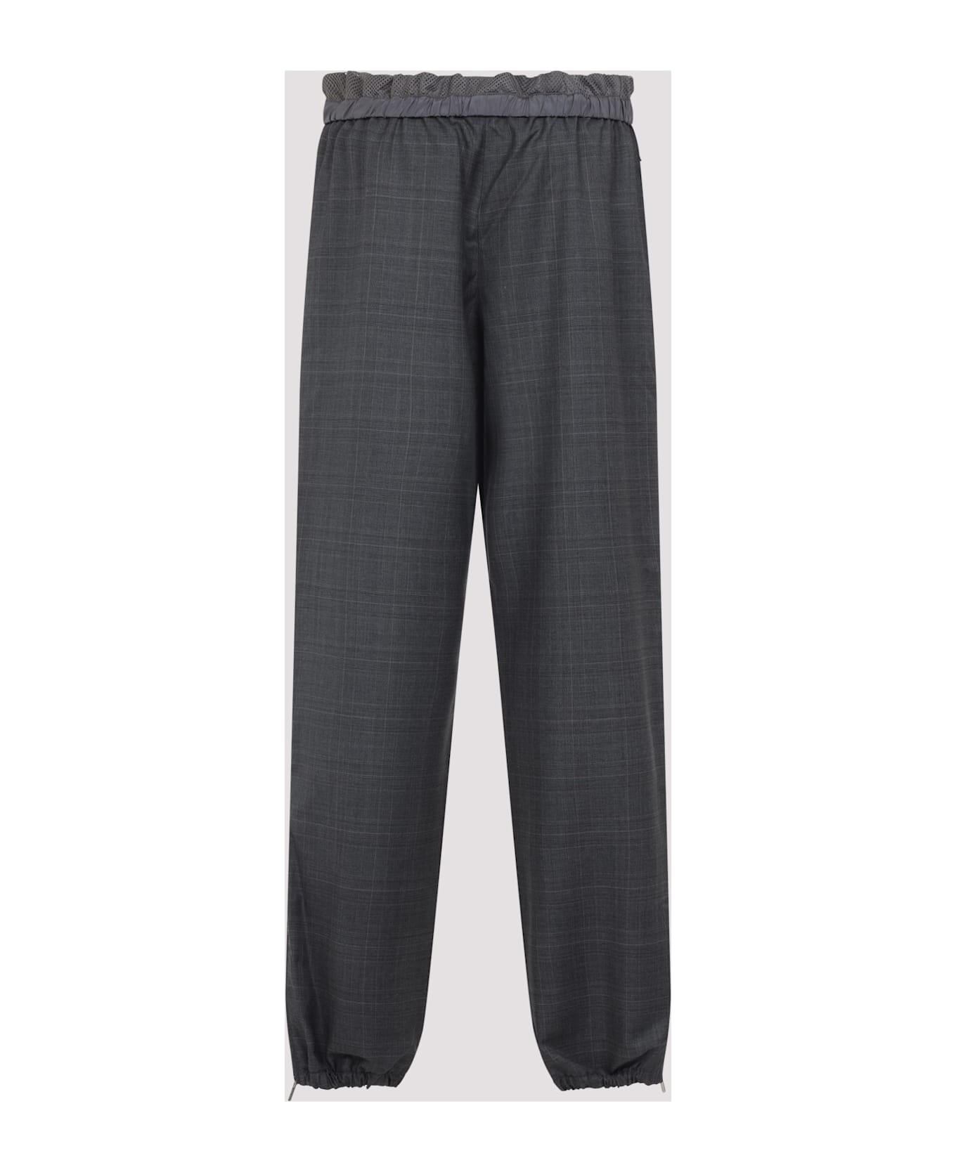 Miu Miu Virgin Wool Pants - Ardesia