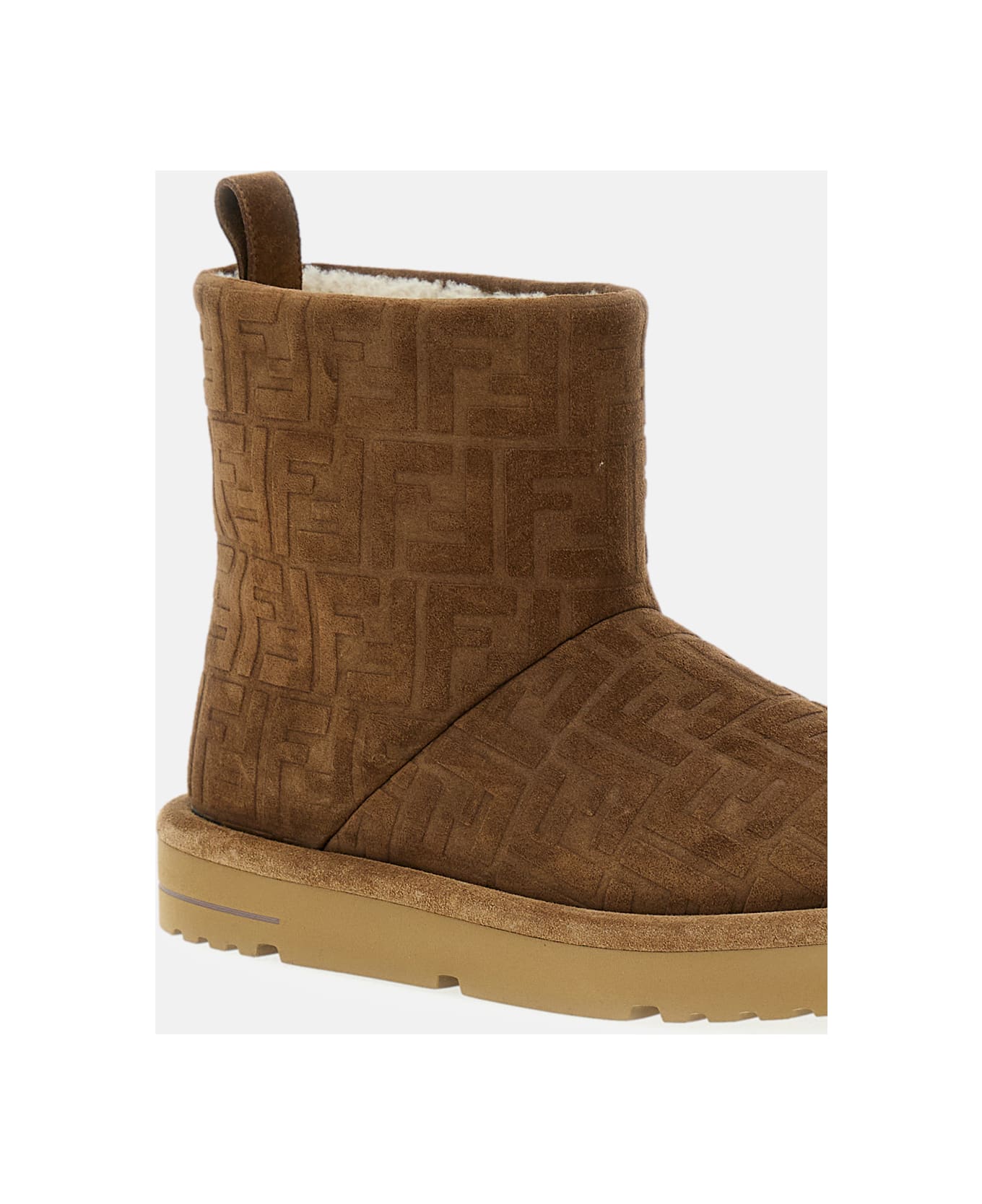 Fendi Suede Boots - Brown