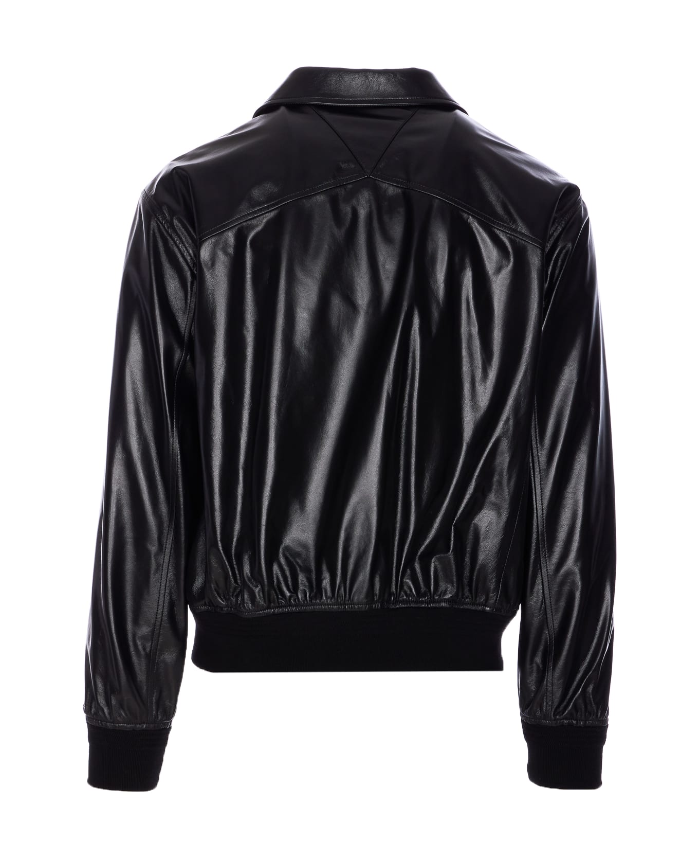 Bottega Veneta Leather Jacket - Black