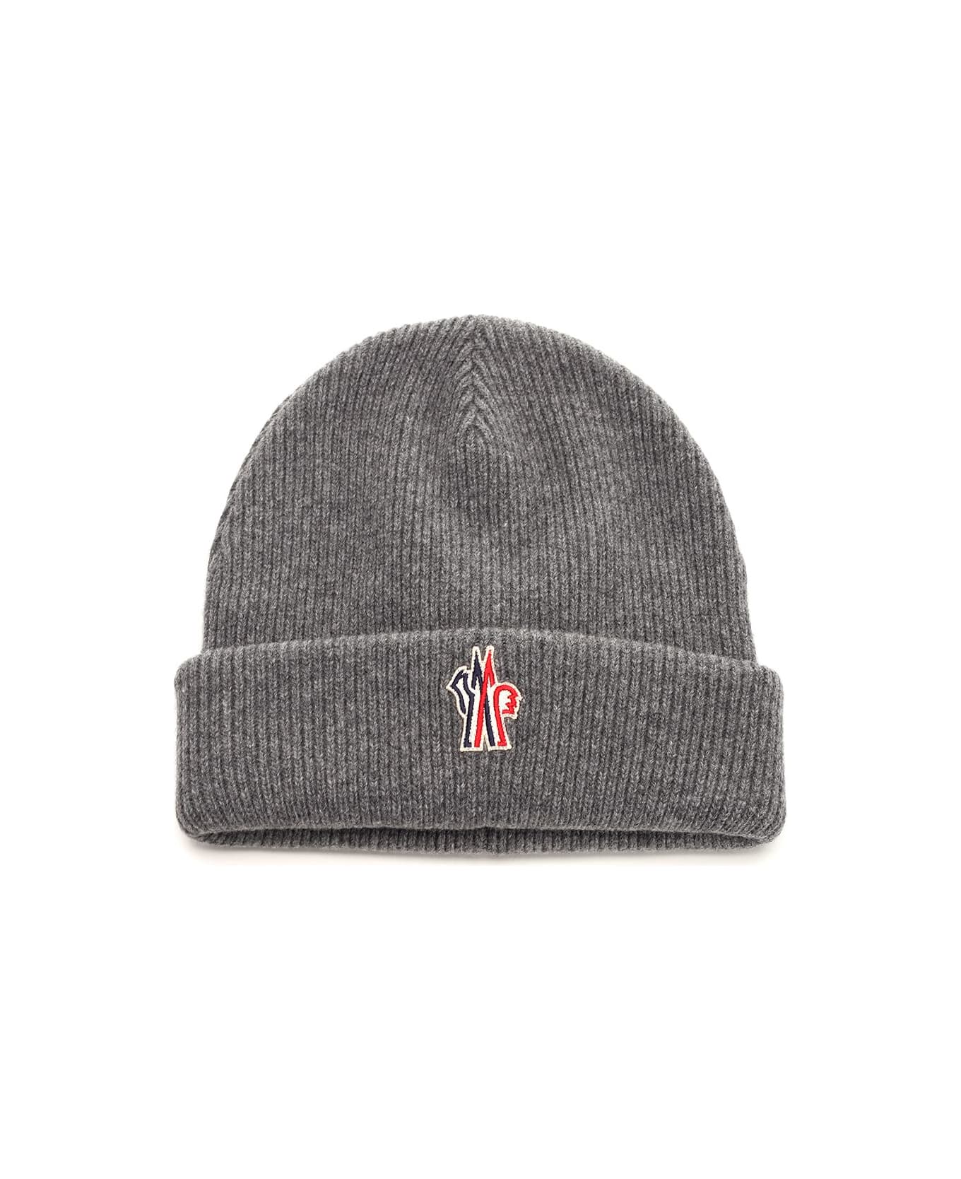 Moncler Grenoble Wool Hat - Grey