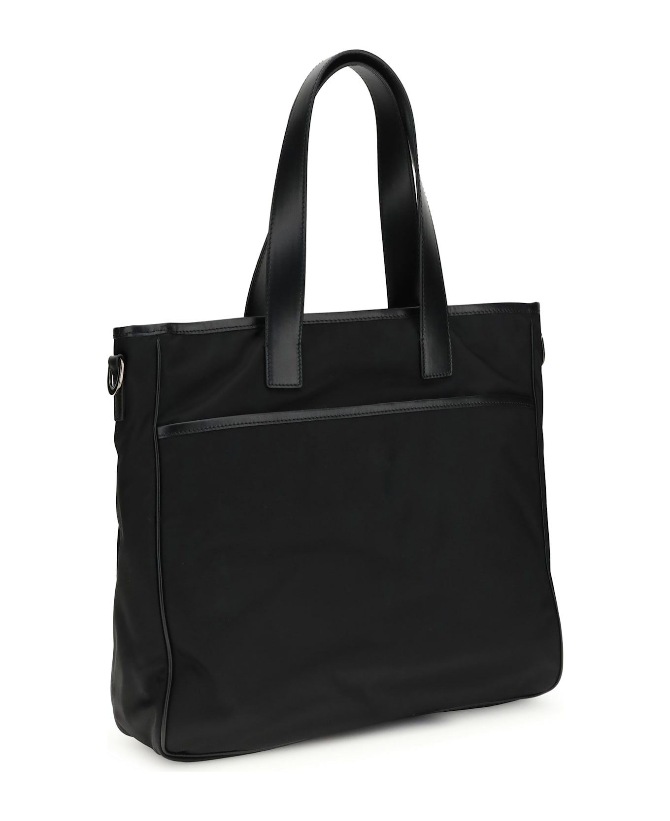 Kiton Leather-trimmed Tote Bag