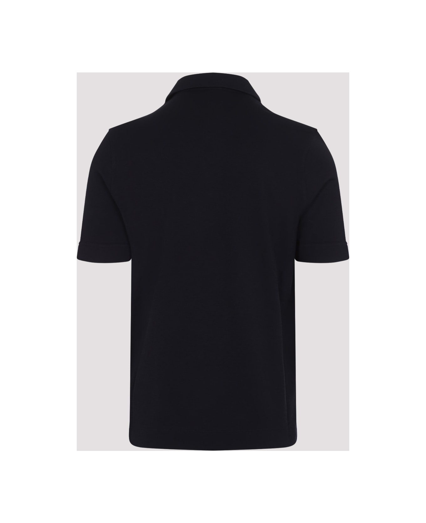 Moncler Ss Polo - Navy
