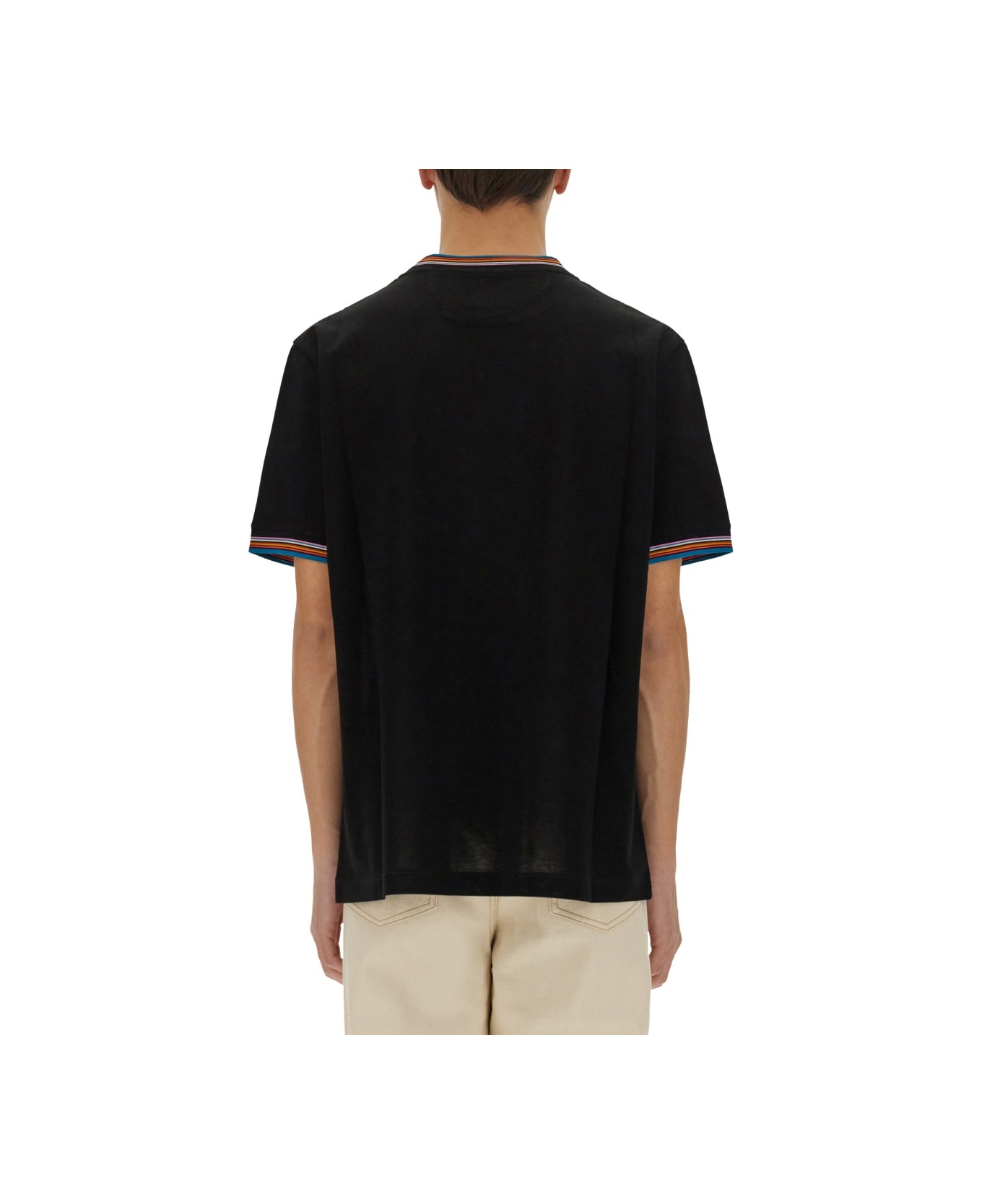 Paul Smith Cotton T-shirt - BLACK