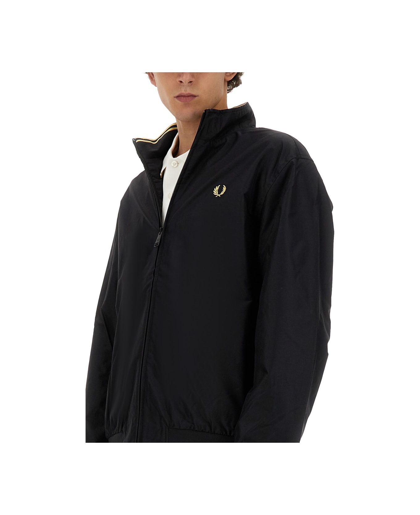 Fred Perry "brentham" Jacket - BLACK