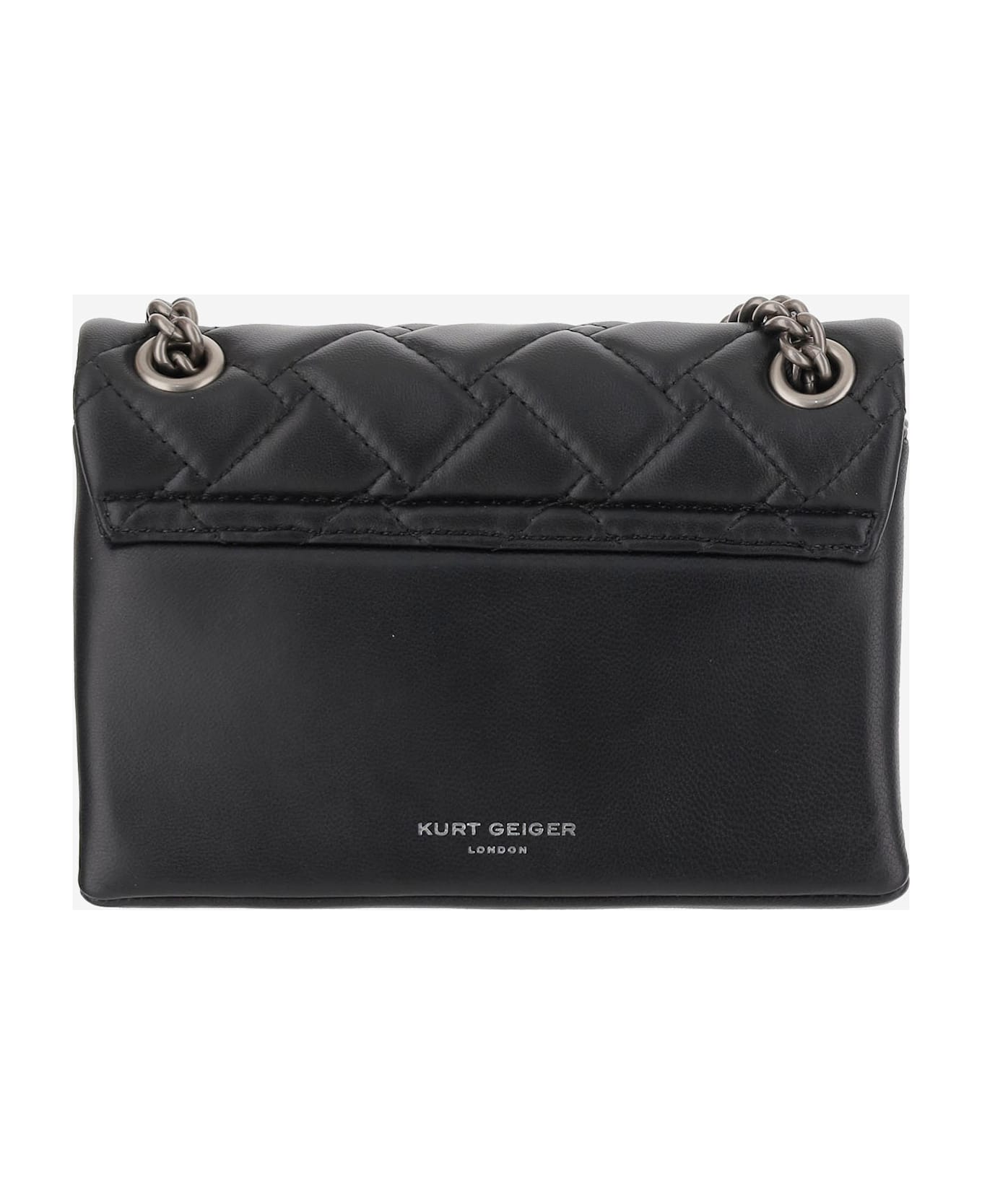 Kurt Geiger Leather Kensington Bag - Black