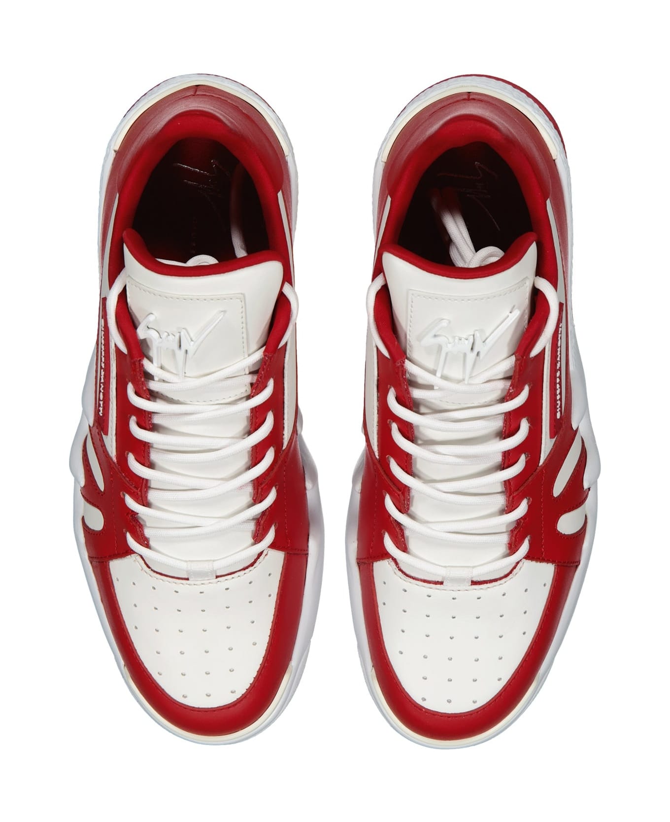 Giuseppe Zanotti Leather Sneakers - Red