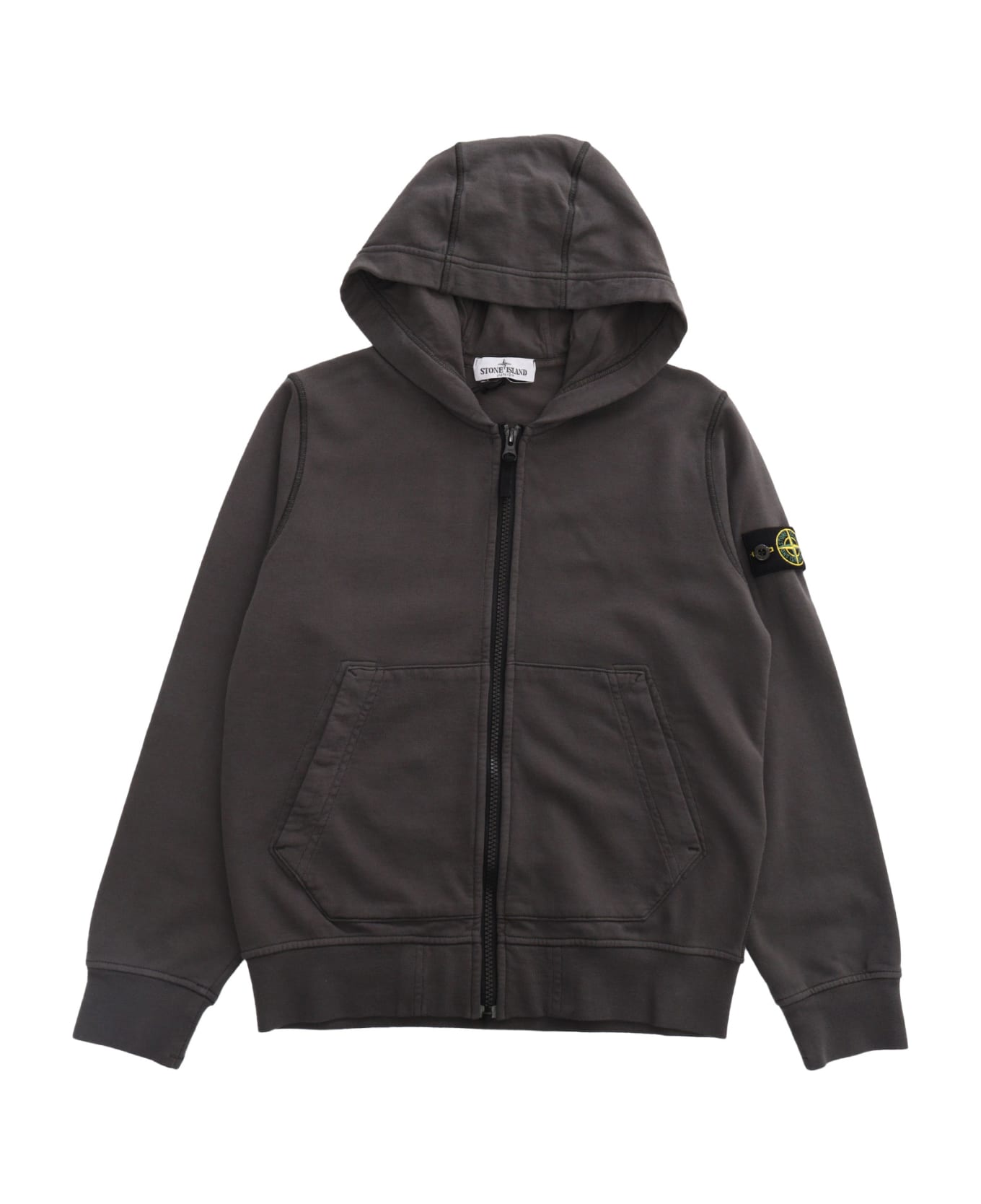 Stone Island Junior Brown Sweatshirt - BROWN ニットウェア＆スウェットシャツ