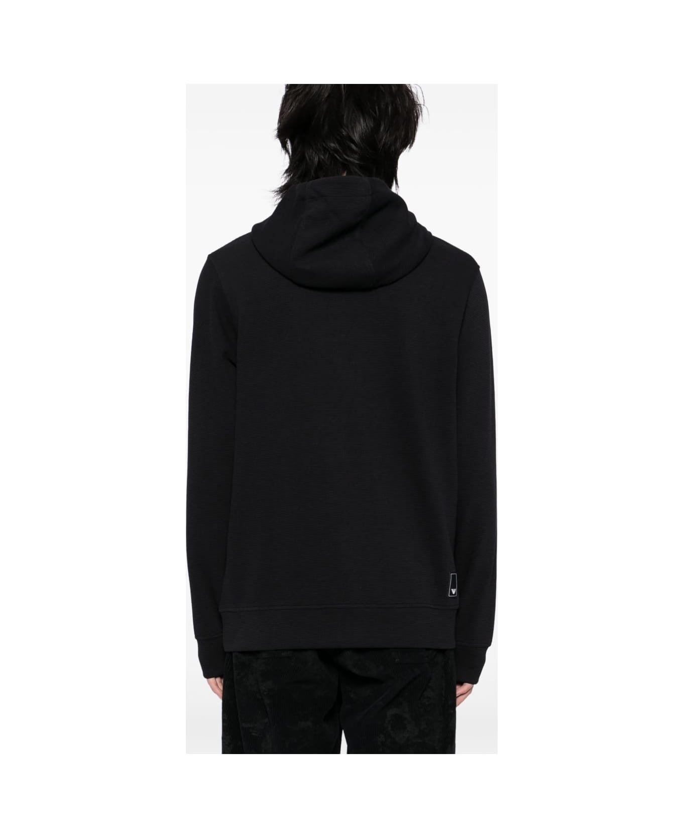 Emporio Armani Cotton Hoodie - Blue