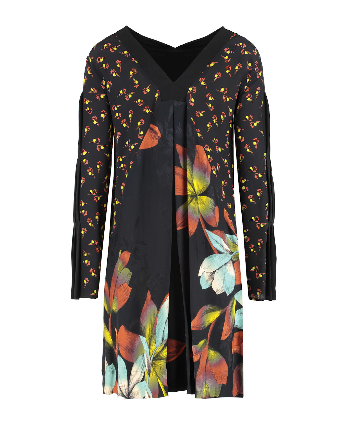 Etro Printed Silk Dress - Multicolor