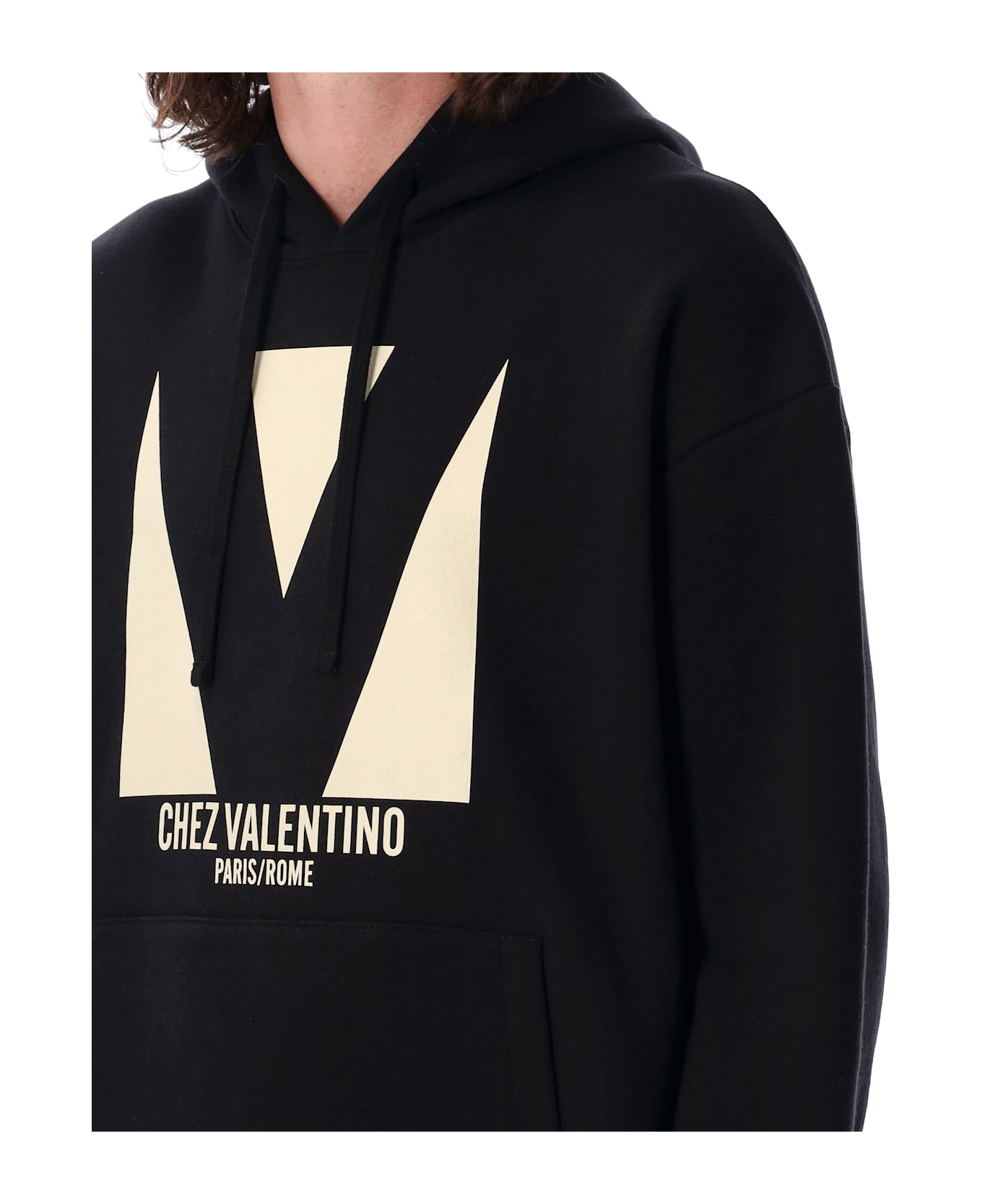 Valentino Garavani Hoodie Chez Valentino - NERO