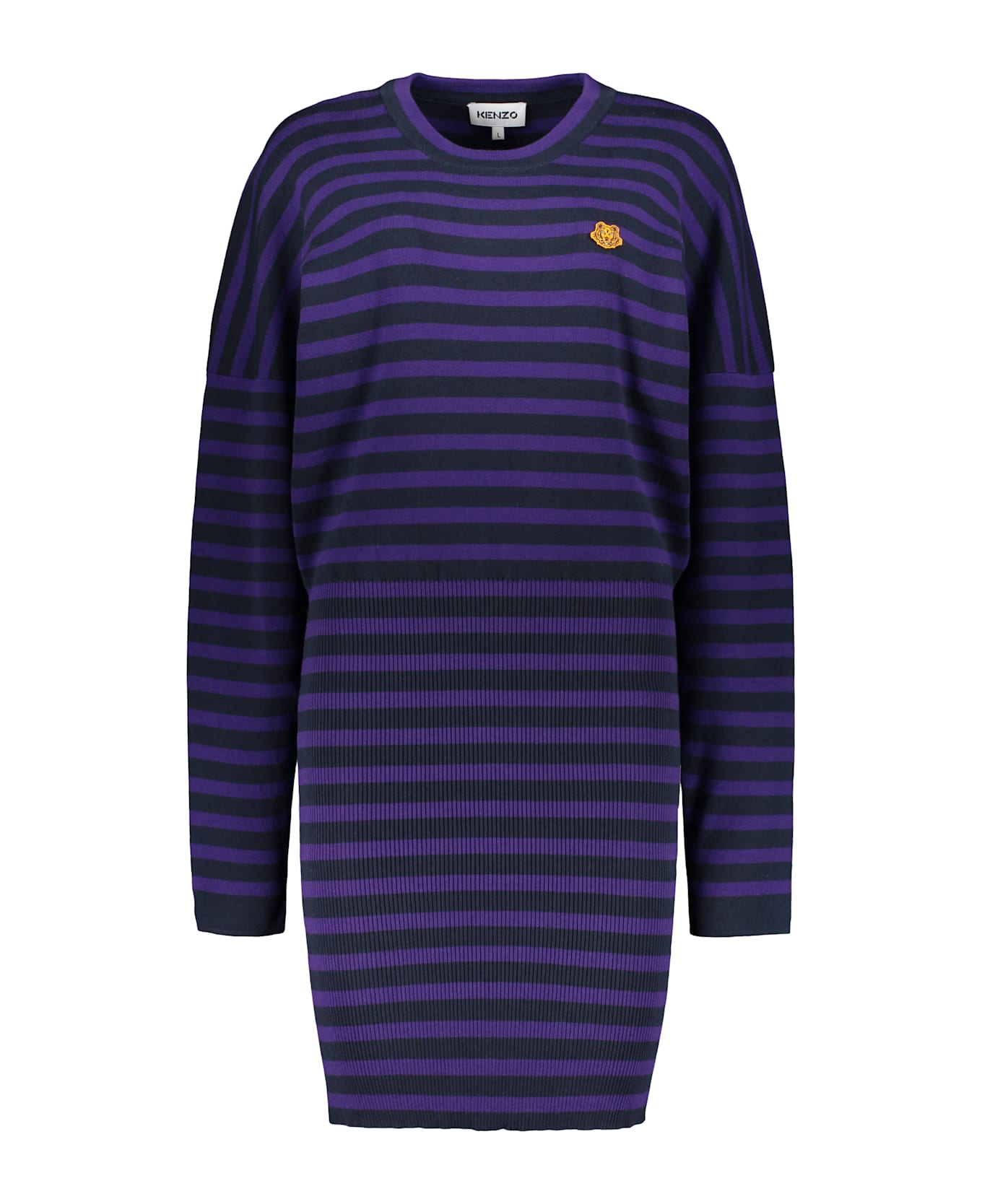 Kenzo Knitted Dress - purple