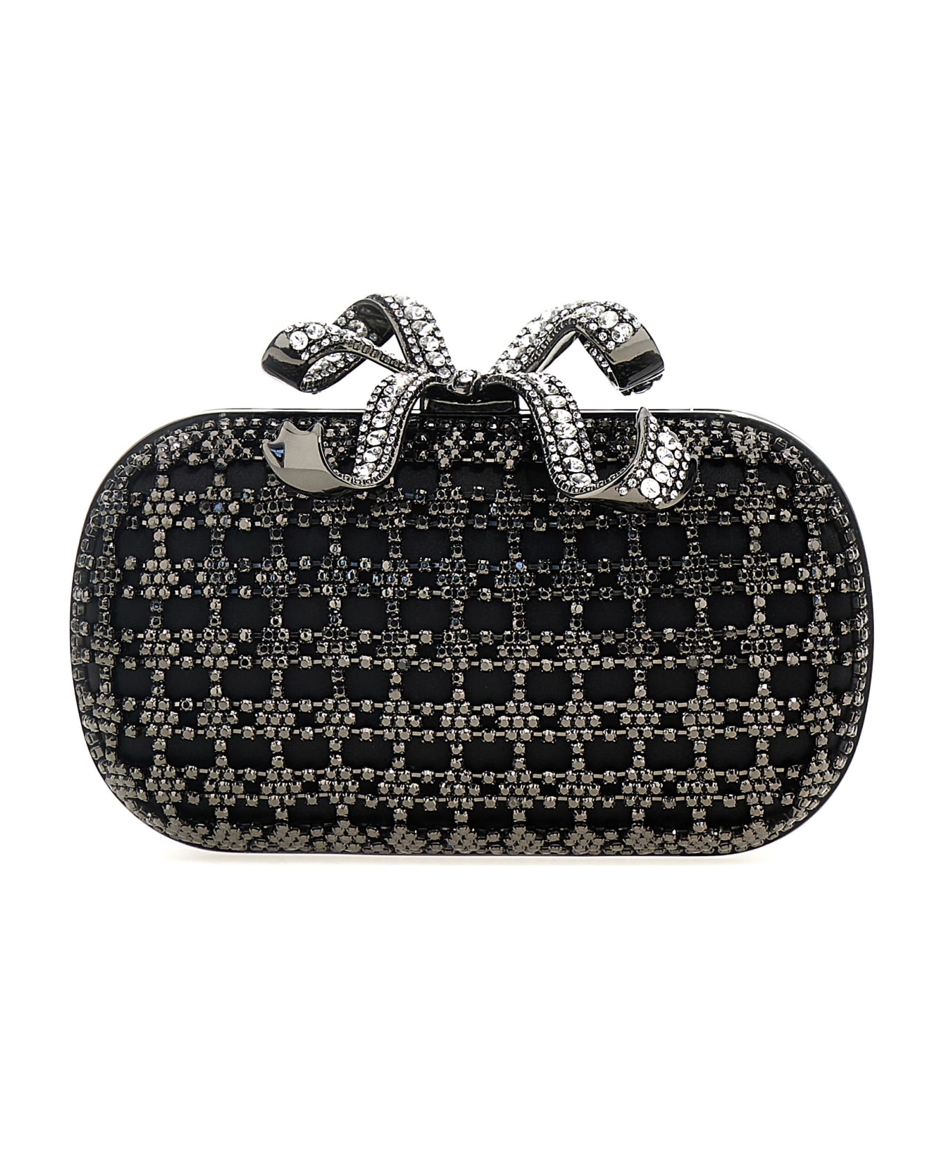 専用　aLORs paris EVA / black self-portrait 'black Crystal' Clutch | italist