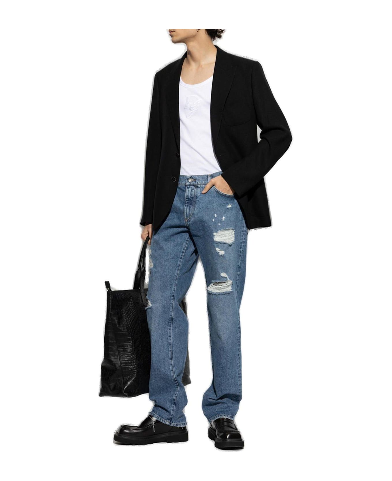 Dolce & Gabbana Single-breasted Blazer - NERO