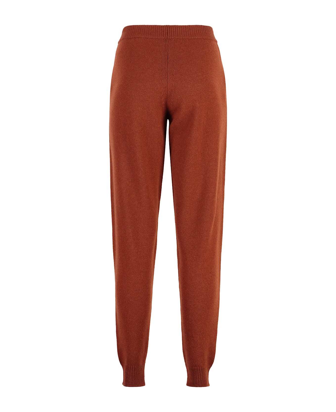 Malo Knitted Cashmere Track-pants - Copper