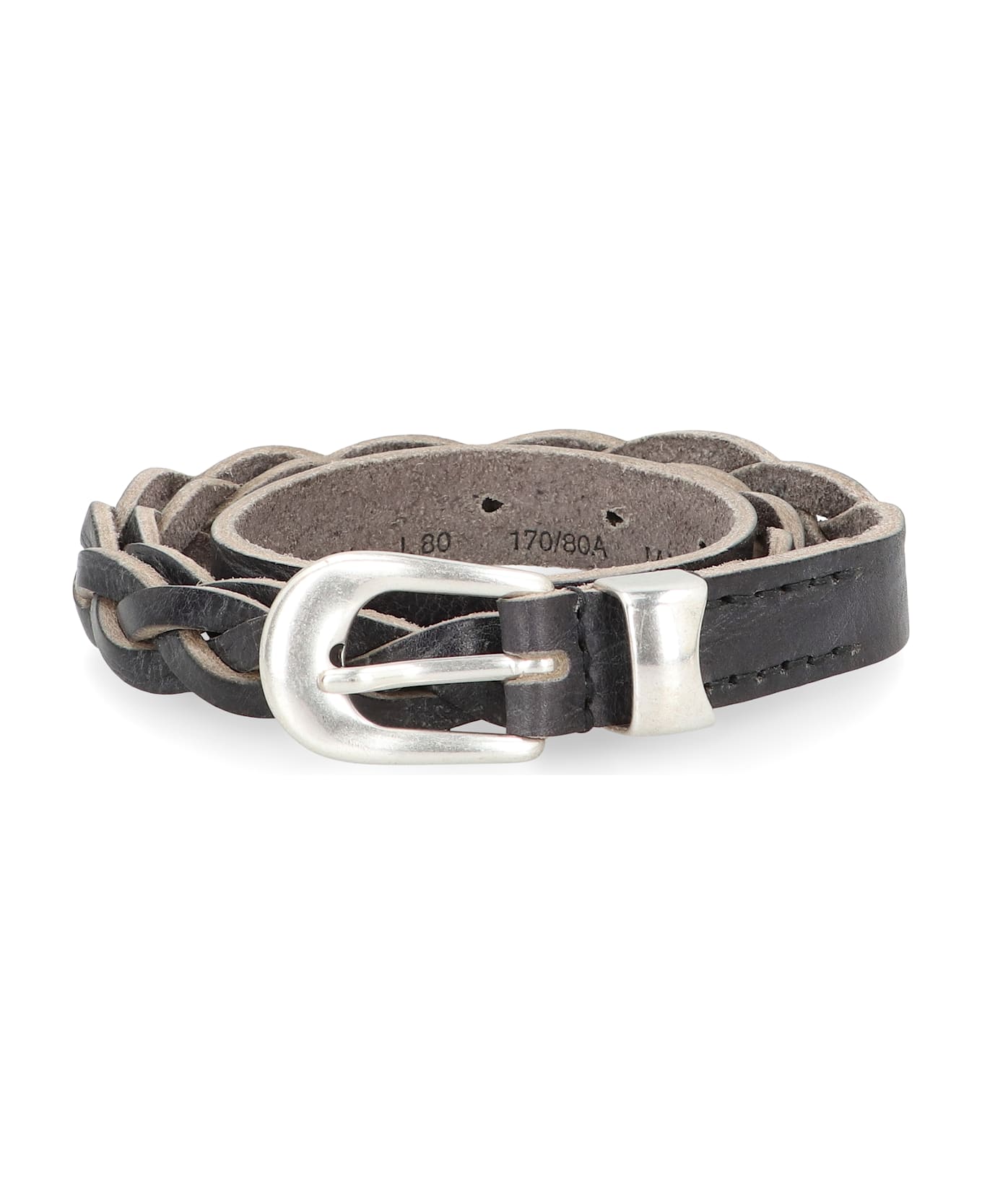Our Legacy Black Leather Belt - black