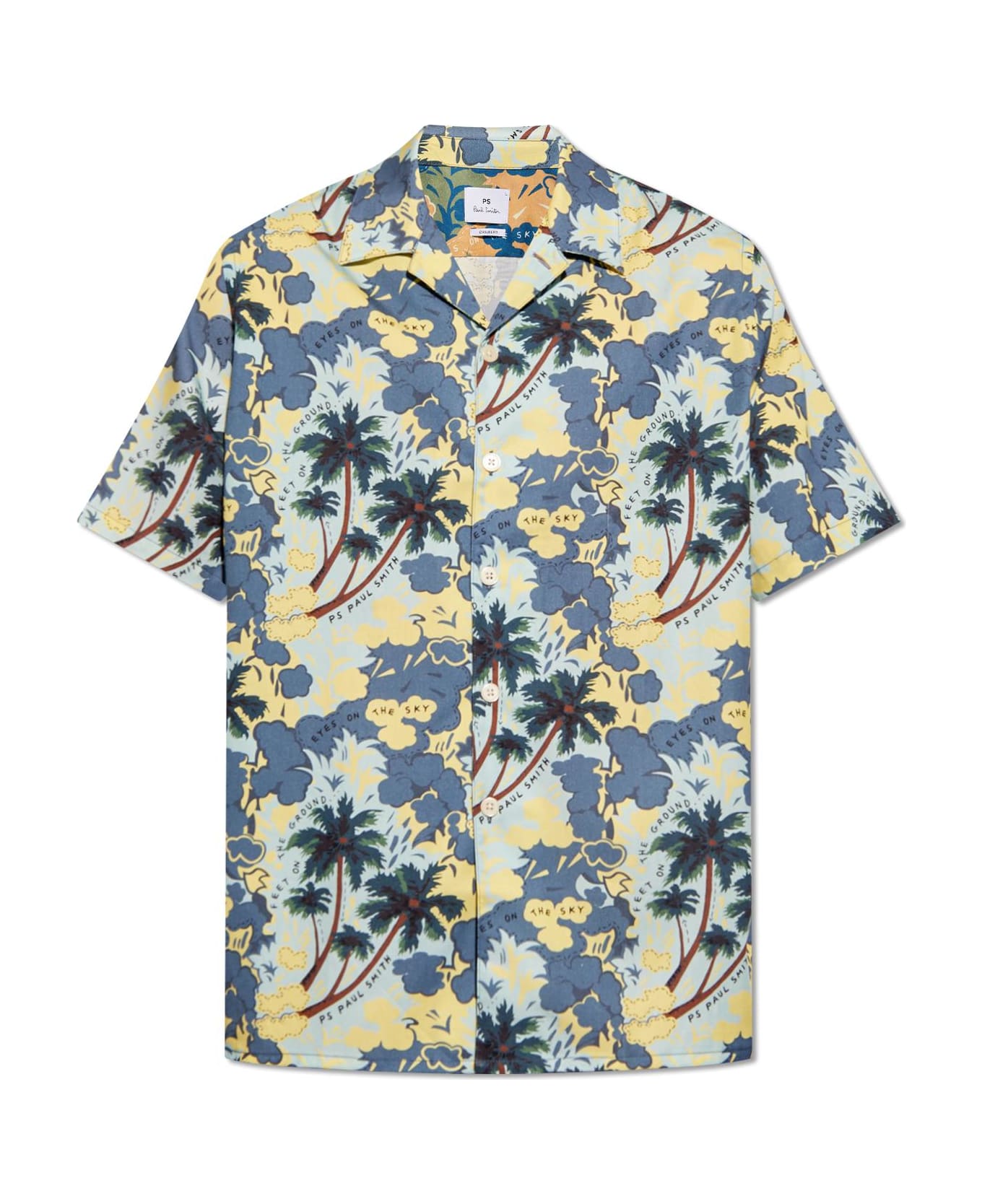 PS by Paul Smith Ps Paul Smith Printed Shirt - NAVY シャツ