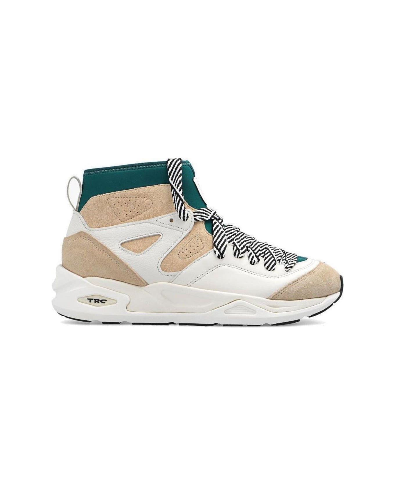 Puma X Ami Trc Blaze Mid Lace-up Sneakers - White スニーカー