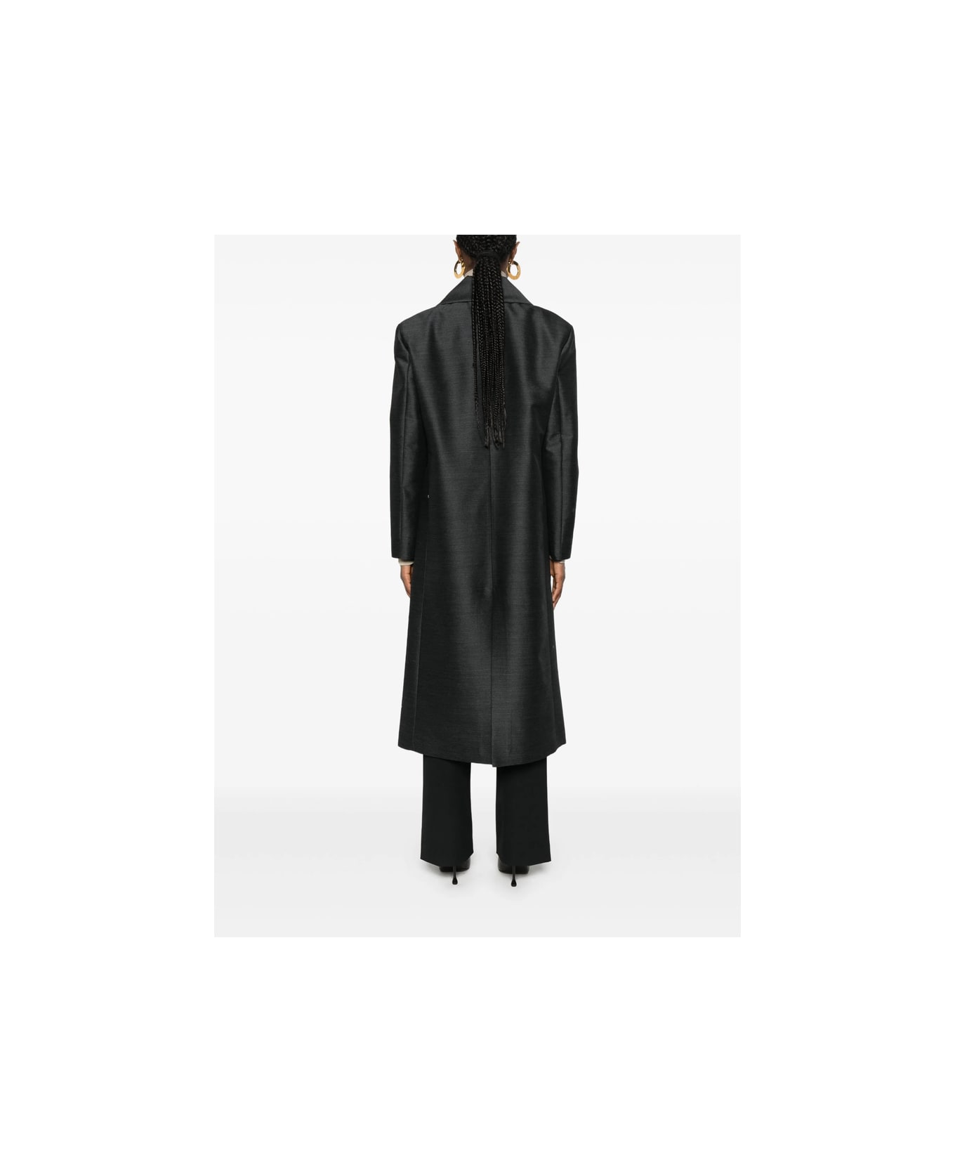 Alberta Ferretti Coat - BLACK