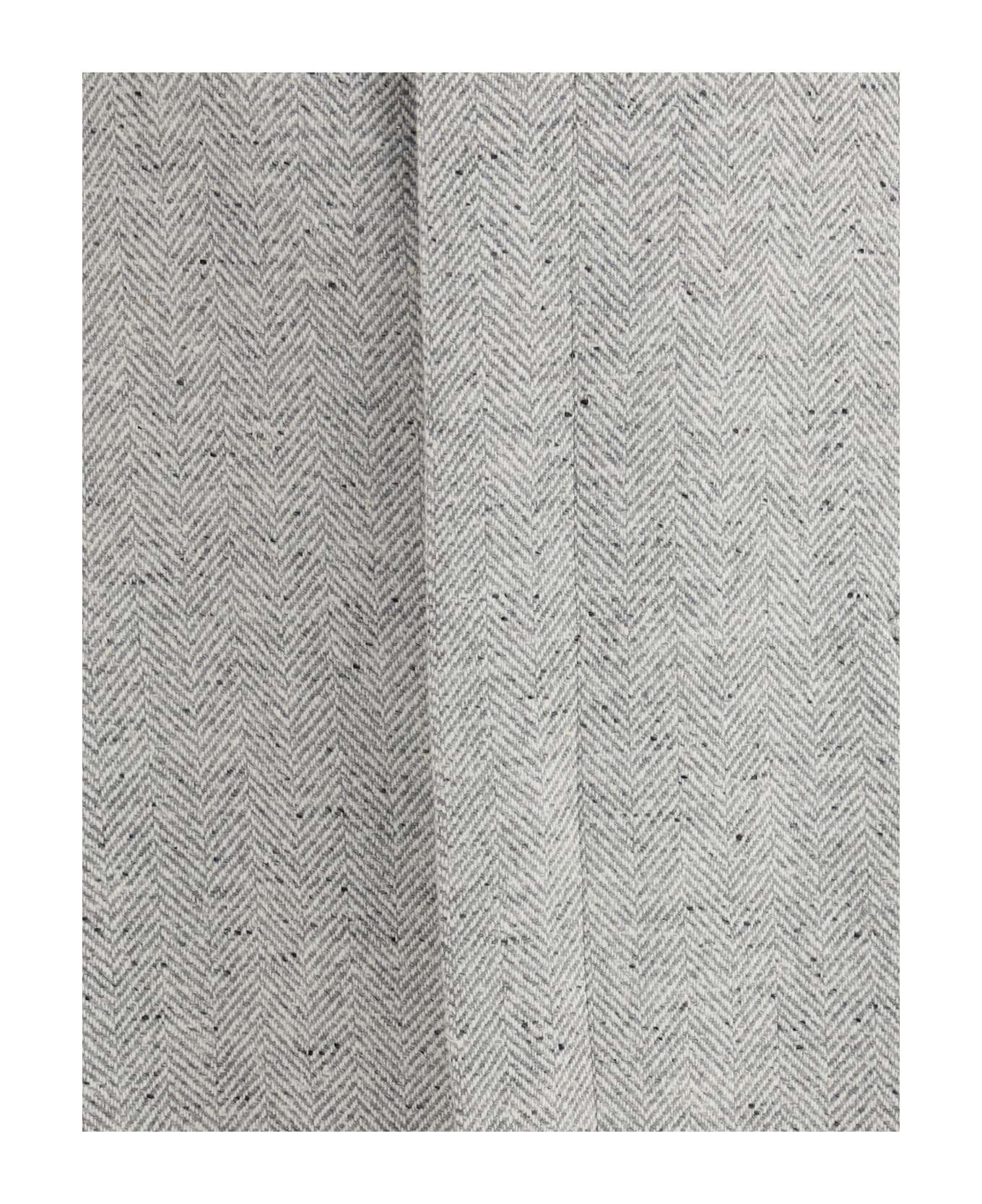 Lardini Herringbone Patterned Coat