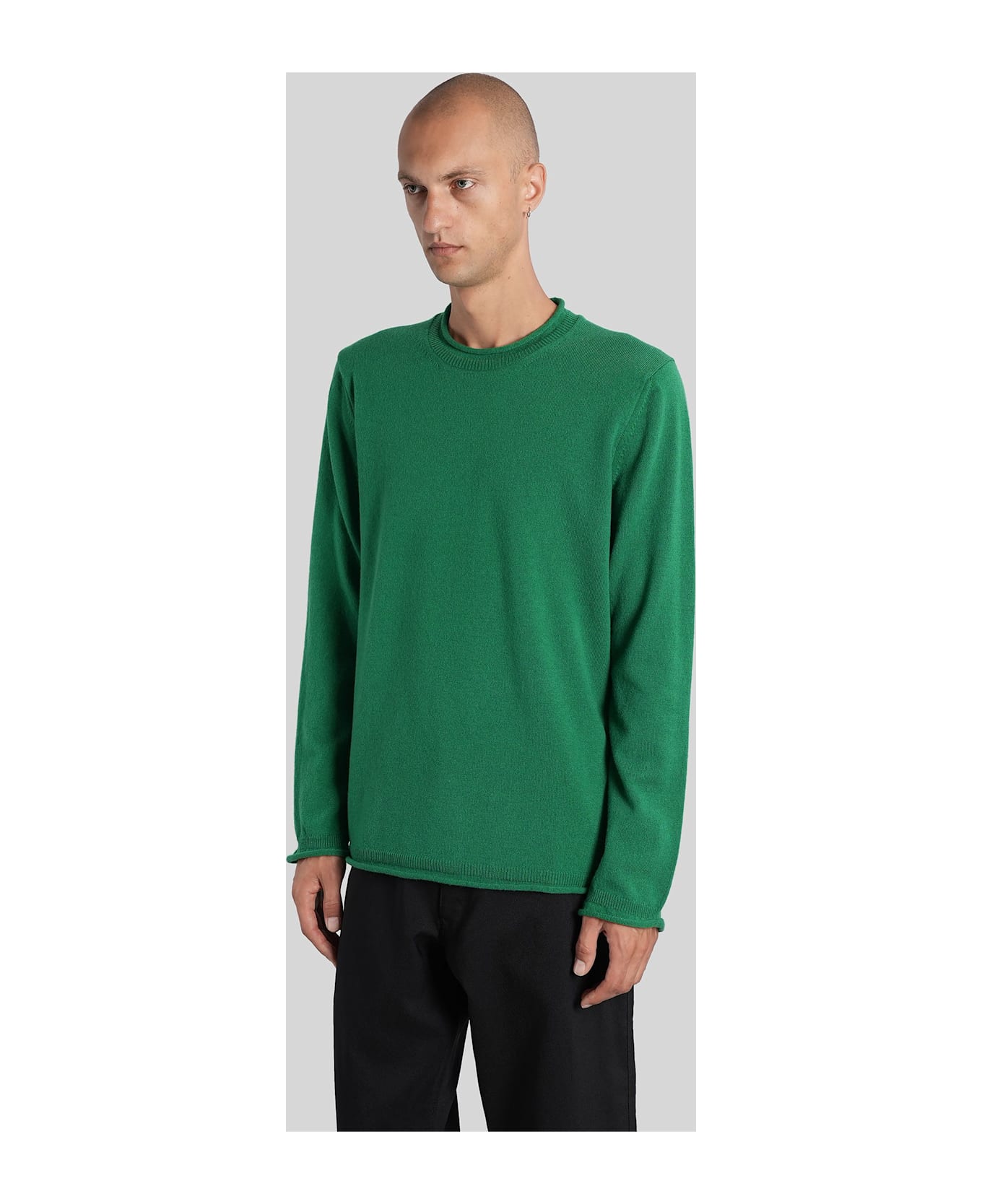 Comme des Garçons Knitwear In Green Wool - Arancione