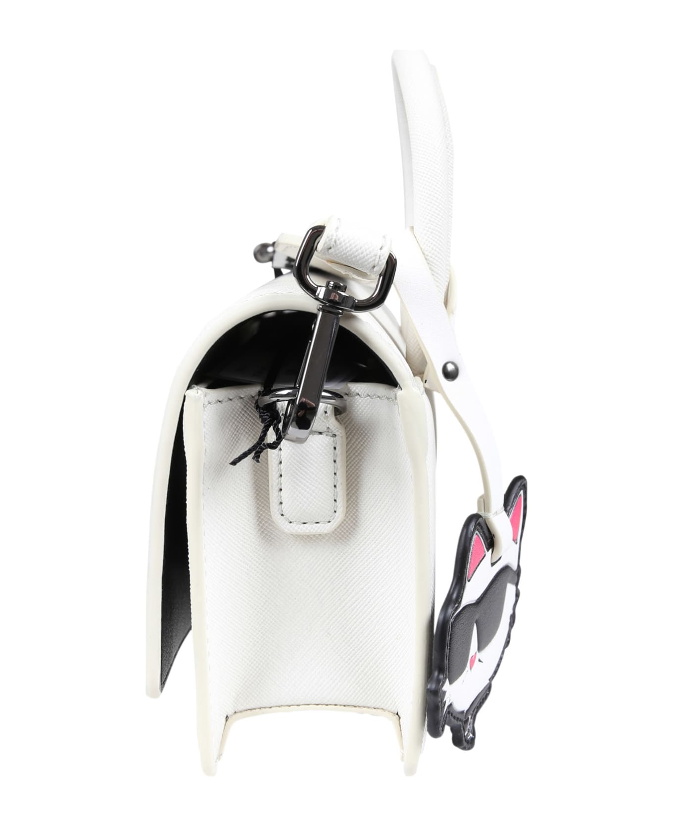 Karl Lagerfeld Kids White Casual Bag With Logo - White アクセサリー＆ギフト