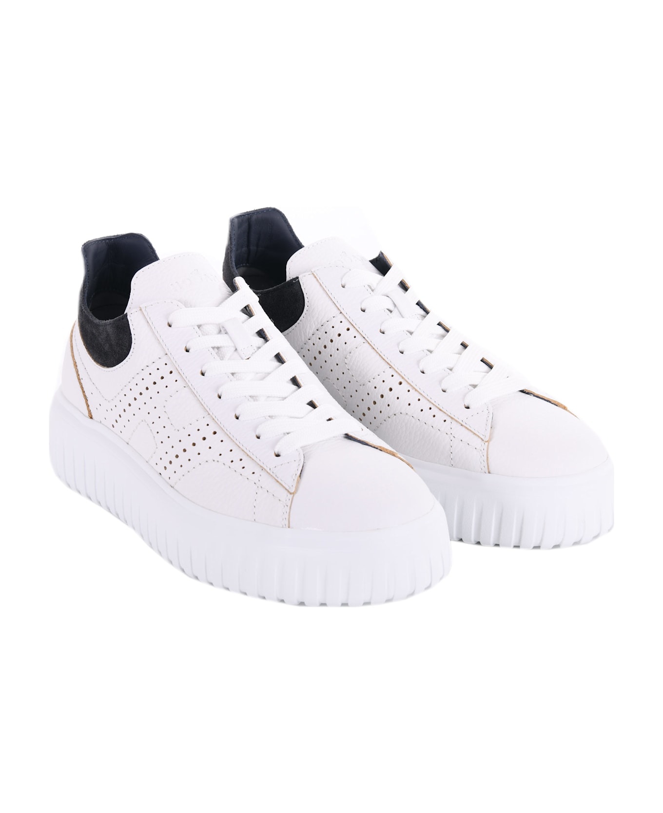 Hogan H-stripes Sneakers - White