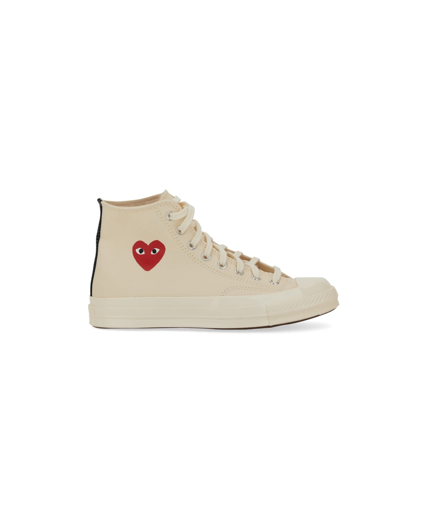 Comme des Garçons Play Sneaker Con Logo - WHITE