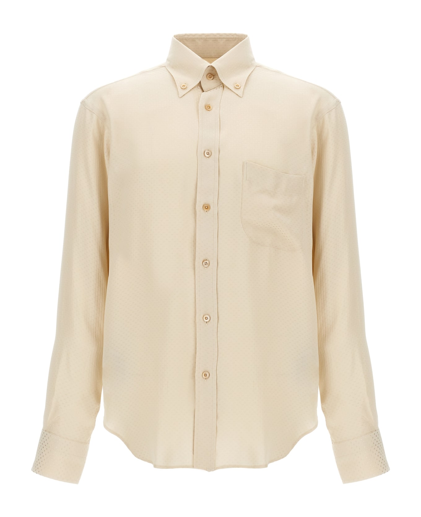 Tom Ford Polka Dot Shirt - White シャツ