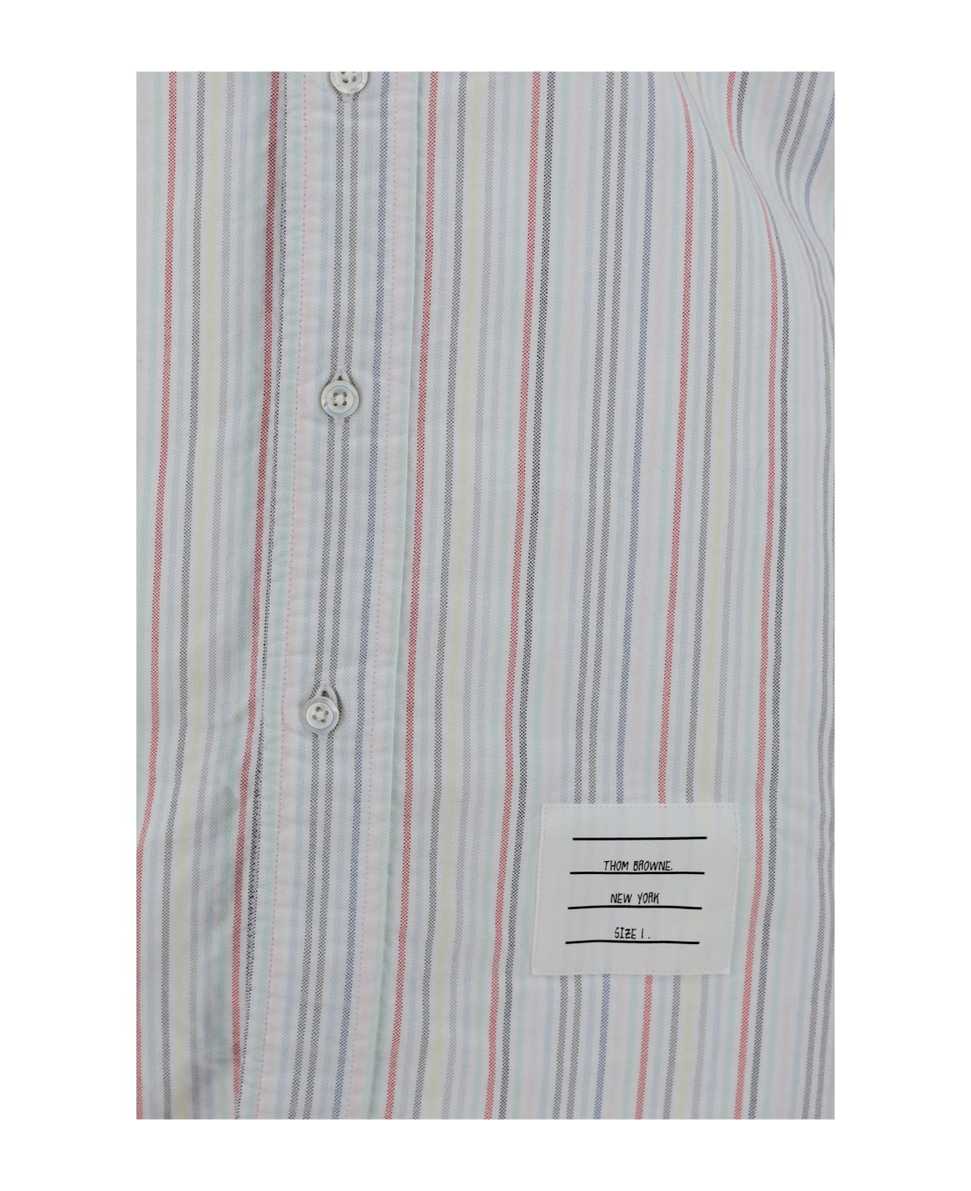 Thom Browne Straight Fit Pc L/s Shirt In University - 996